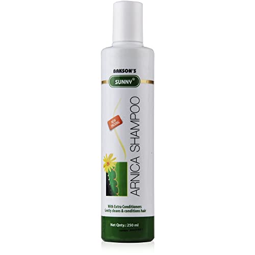 Bakson Homoeomeds Sunny Arnica Shampoo 250ml - Natural Hair Care for Dry & Damaged Hair - Perfect for Daily Use & Scalp Nourishment