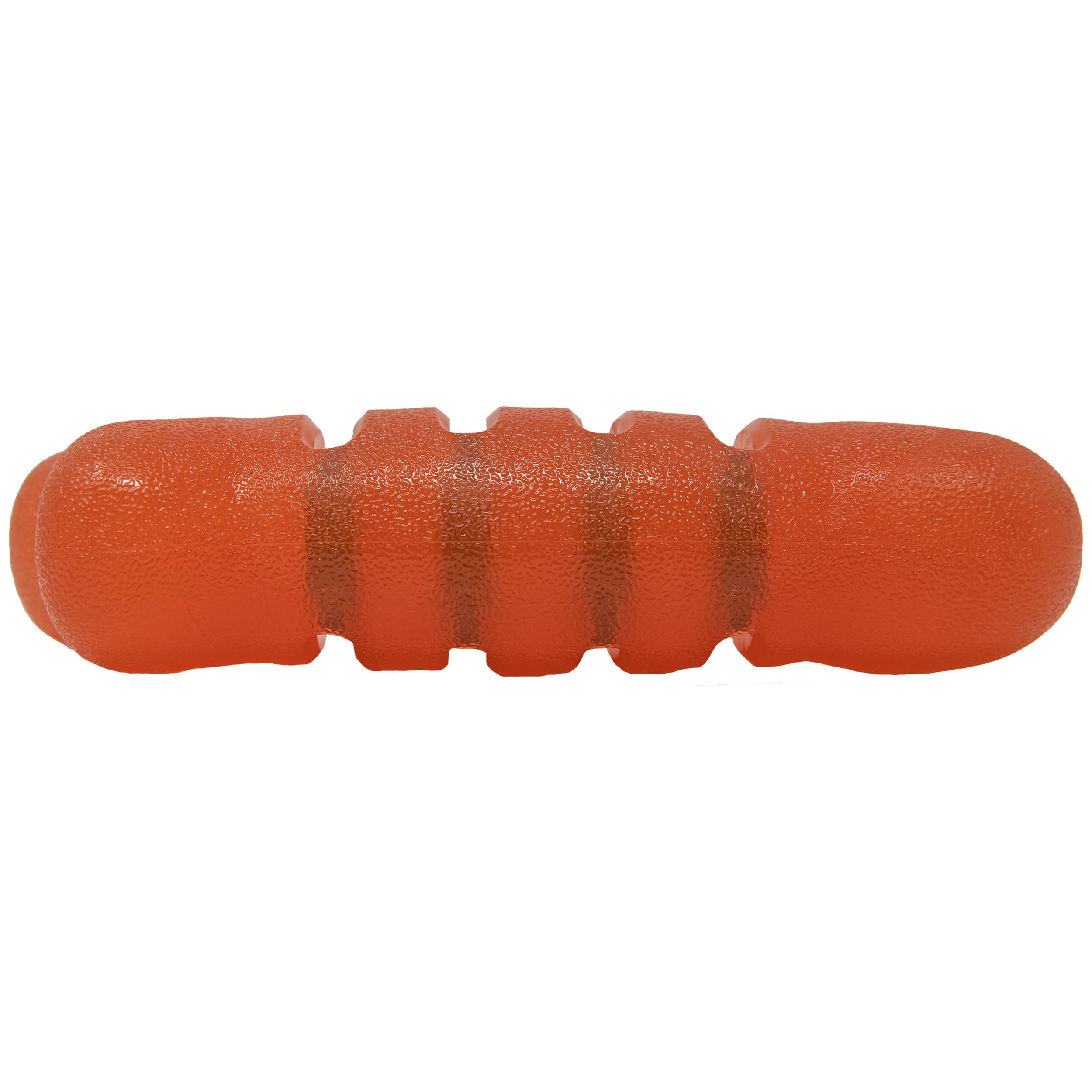 Starmark FlexGrip Treat Ringer Chew Toy for Large Dogs - Durable Interactive Dog Bone with Treat Dispenser, Red | Perfect for Playtime, Training & Dental Health