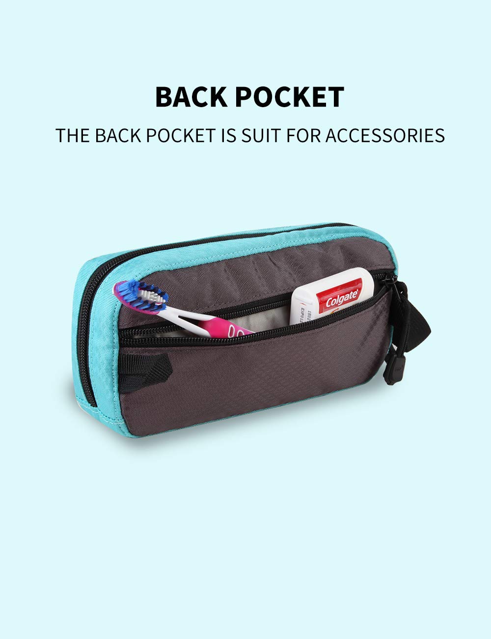 GOX Travel Toiletry Bag for Men - Waterproof Dopp Kit & Multifunctional Packing Organizer Pouch - Perfect for Business Trips, Gym, Camping & Travel Accessories