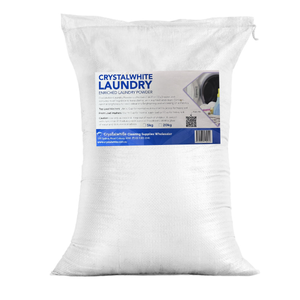 Crystalwhite Enriched Laundry Powder - Powerful Stain Remover & Brightener for Whites & Colors | Ideal for Family Laundry, Baby Clothes & Delicate Fabrics