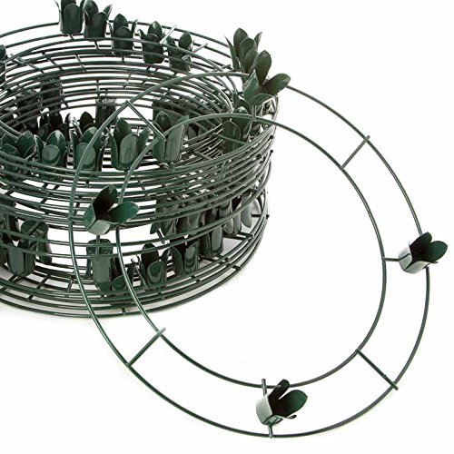 Premium Metal Wire Advent Wreath Rings - Set of 25 Durable Christmas Candle Holders for Church, Home Decor & Holiday Displays - Bulk Wholesale Wreath Frames by Factory Direct Craft