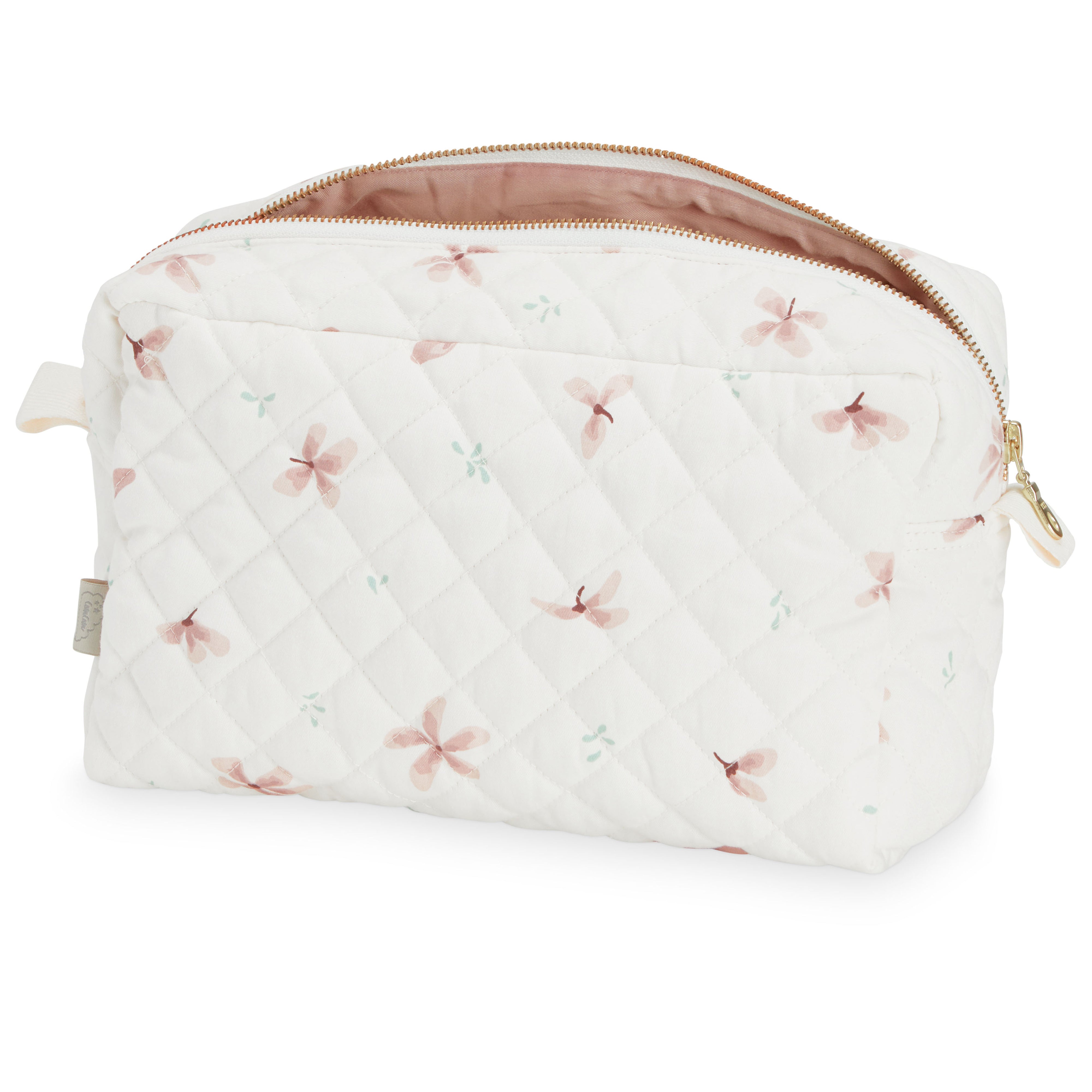Cam Cam Copenhagen Beauty Purse - Stylish Windflower Crème Design for Women | Perfect for Makeup Storage, Travel Essentials & Everyday Use