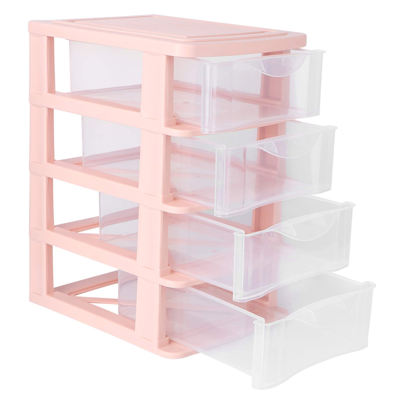 DOITOOL Plastic PP Desktop Storage Box with Drawer - Organizer for Office, Sports Shoes & Sundries - Compact Shelf Drawer for Home & Workspace Organization