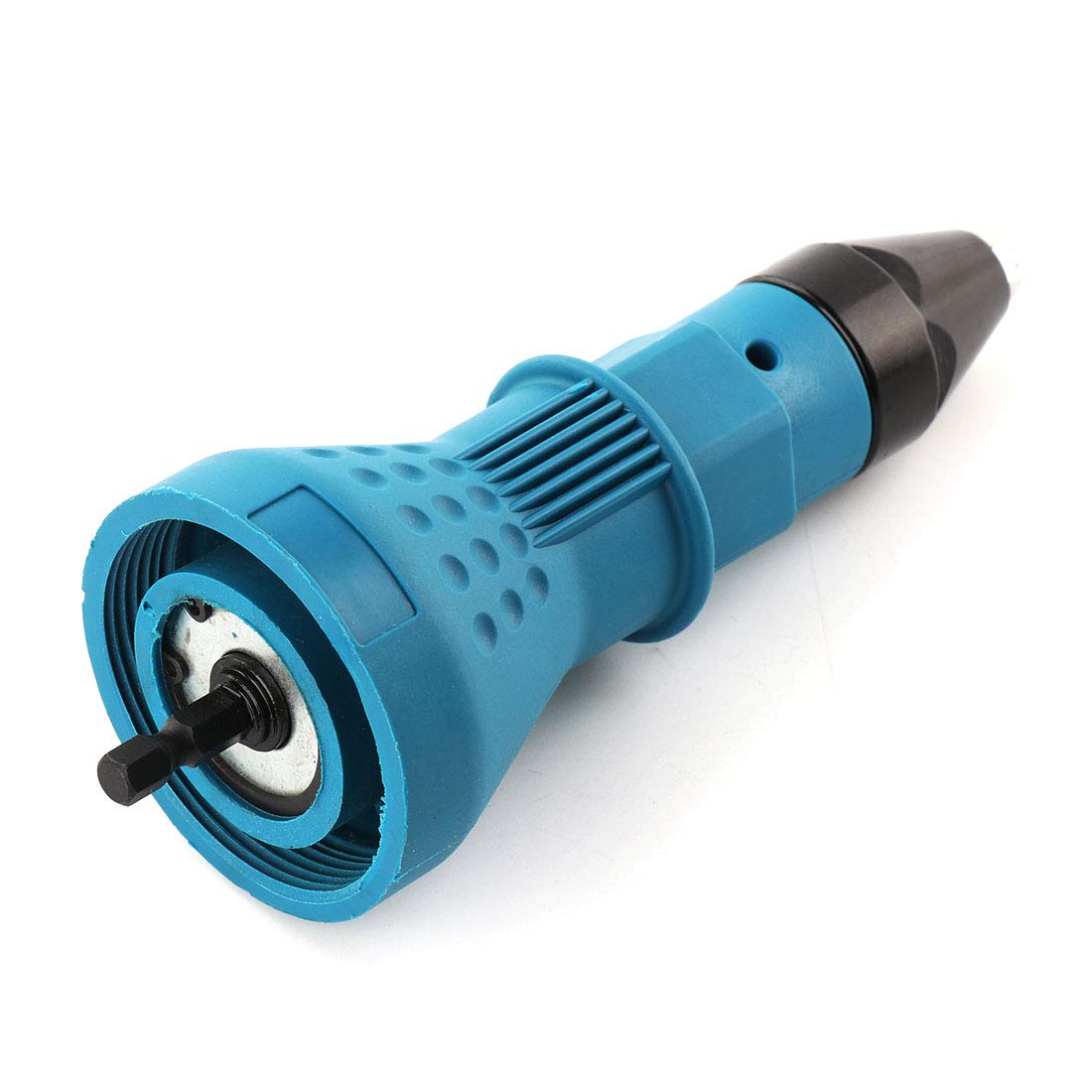 Hex Shank Blind Rivet Nut Drill Adapter Kit - Electric & Cordless Drill Riveter Converter for Rivet Gun & Multifunction Nail Gun | Perfect for DIY Home Repairs, Metalworking & Automotive Projects