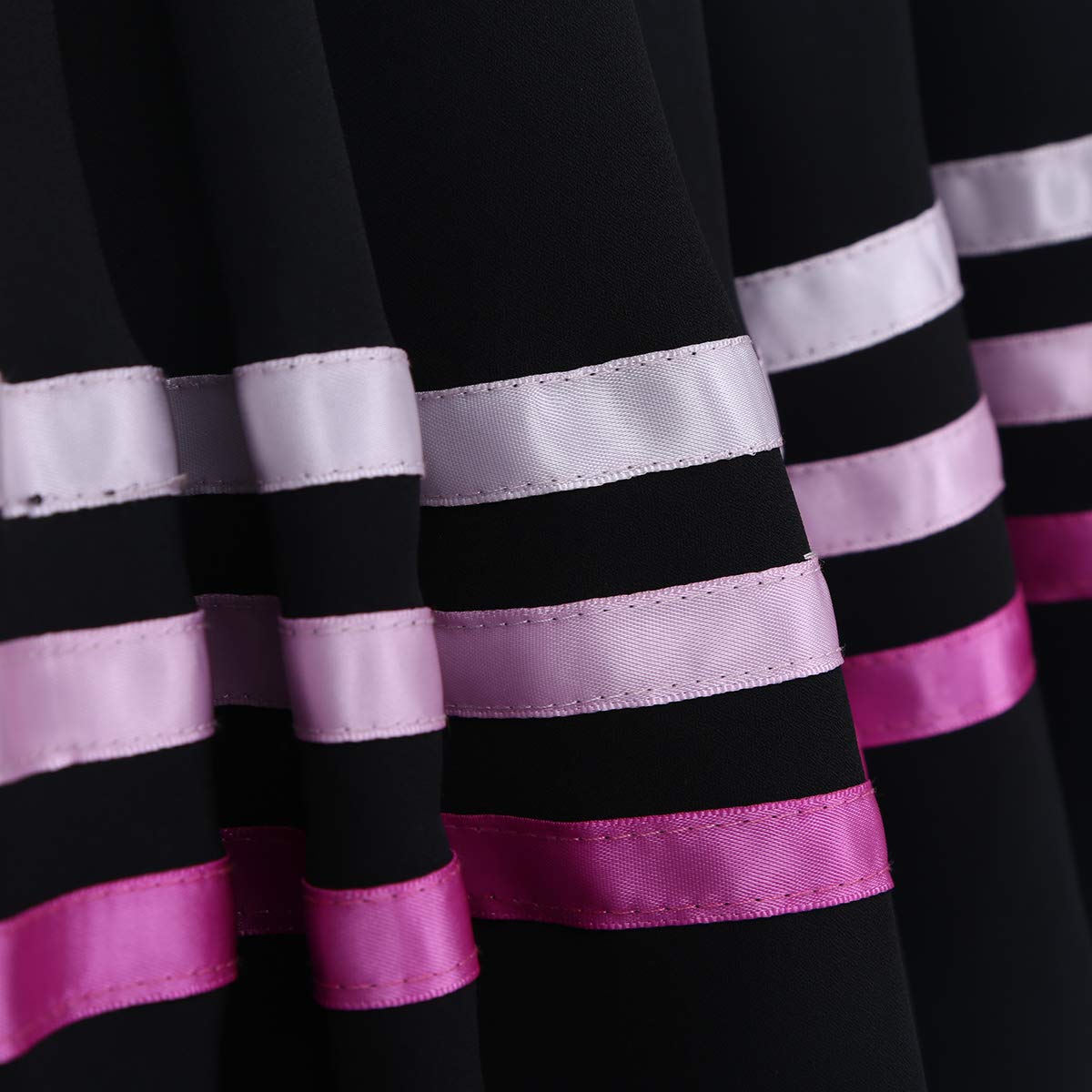 Girls Ballet Skirt with Ribbon - RAD Style Long Maxi Swing Skirt for Dance Costumes & Ballerina Performances - Perfect for Recitals, Dance Classes, and Theatrical Performances