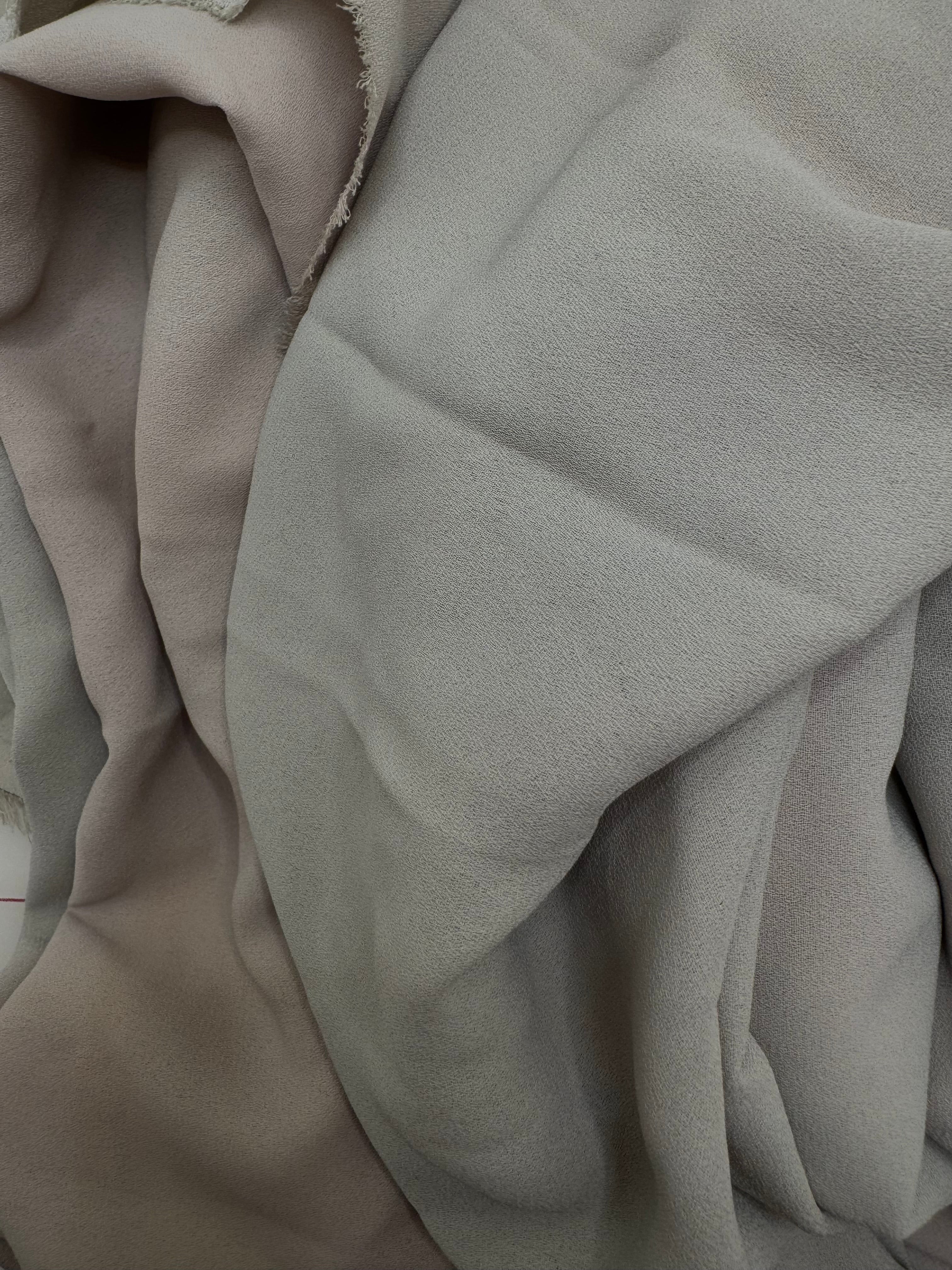 Double Gauze Fabric 58 Inches Wide - Soft Muted Grey Green Fabric for Baby Clothes, Swaddles & DIY Sewing Projects - Breathable & Lightweight Material for Summer Dresses, Quilting & Crafting