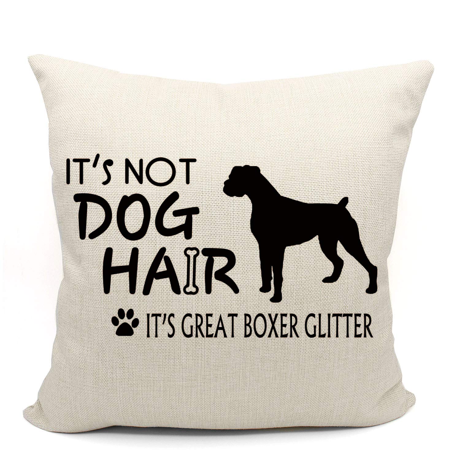 Boxer Dog Pillow Covers 18x18 Inch - Cute Boxer Dog Gifts for Women & Dog Lovers, Decorative Throw Pillow Cases for Sofa, Bed, Couch - Perfect for Home Decor & Pet Lovers