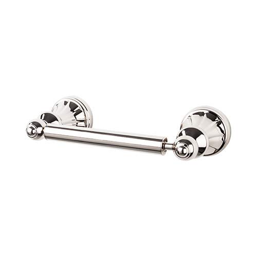 Top Knobs HUD3-PN Hudson Bath Tissue Holder in Polished Nickel - Premium Bathroom Accessory for Modern Homes & Luxury Hotels