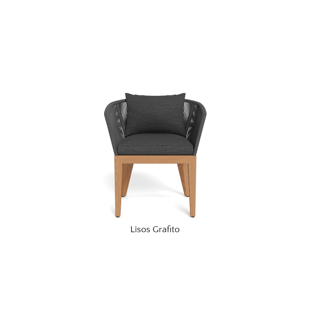 Avalon Outdoor Dining Chair - Weather-Resistant Patio Furniture for Garden, Poolside, and Backyard Use