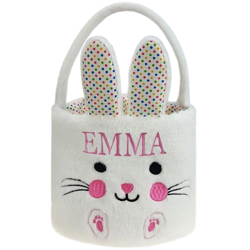 Plush Basket-Bunny