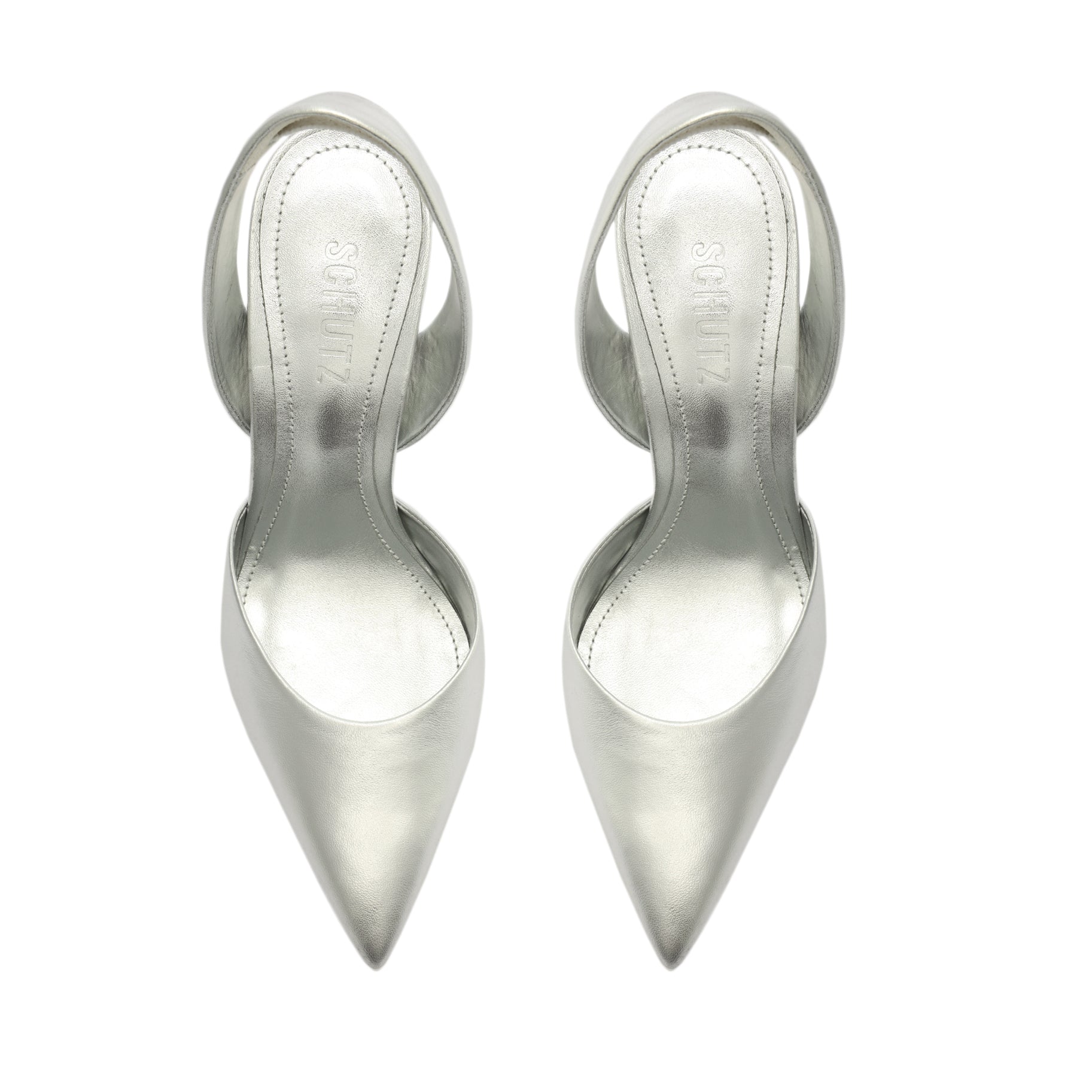 Lou Sling Metallic Leather Pump - Women's Elegant High Heel Sandals for Party, Wedding & Evening Wear | Comfortable & Stylish Dress Shoes