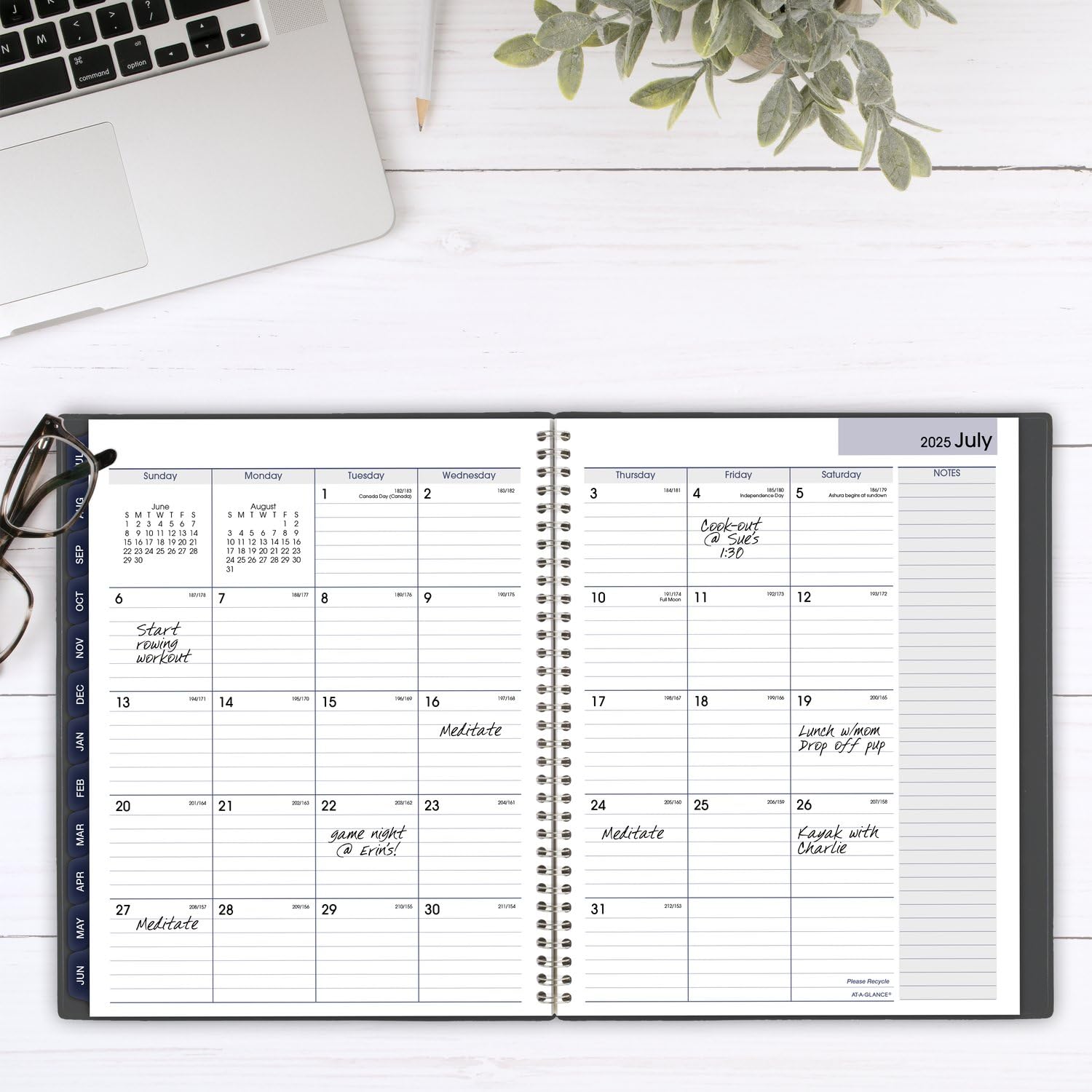 AT-A-GLANCE 2024-2025 Academic Planner - Weekly & Monthly Appointment Book, 8.5