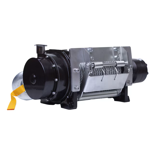 DK2 10000NH 10,000 lbs Heavy Duty Hydraulic Winch with Steel Cable - Off-Road Recovery, Towing, Construction & Industrial Use