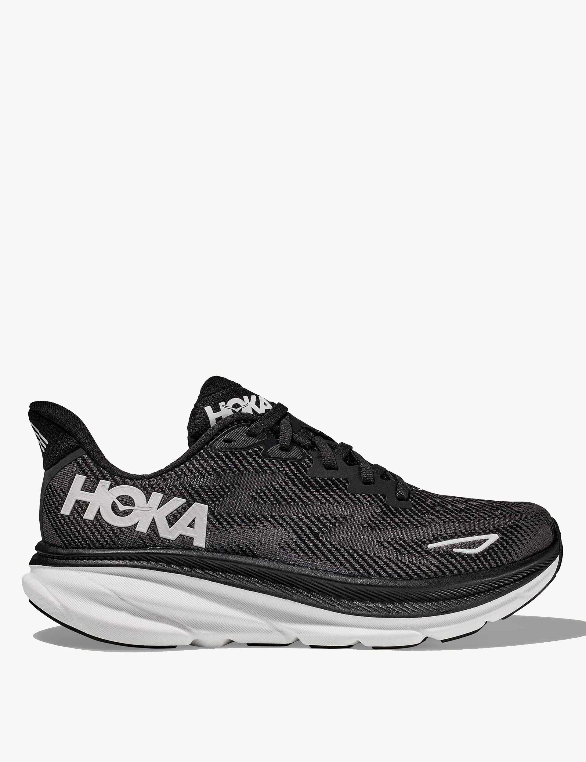 Brooks Clifton 9 Running Shoes for Men & Women - Black/White - Lightweight Cushioned Sneakers for Jogging, Walking & Gym Workouts