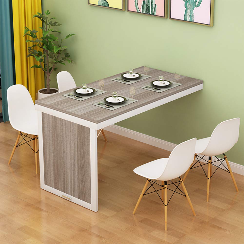 Foldable Wall Mounted Table - Space Saving Convertible Dining Table for Small Apartments (31.5