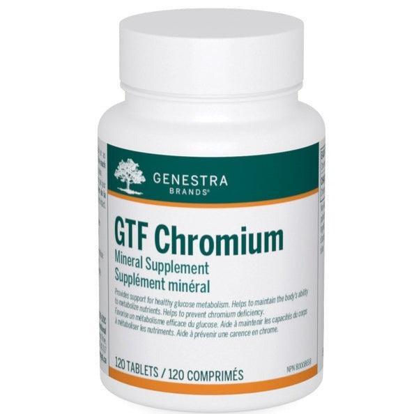 Genestra GTF Chromium Supplement - 120 Tablets for Blood Sugar Support & Metabolism Boost | Ideal for Diabetics & Weight Management