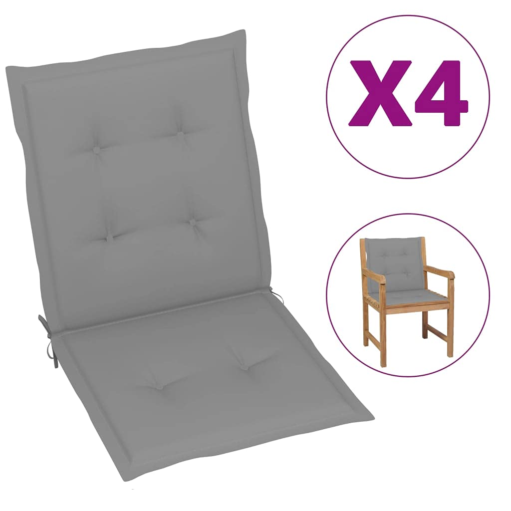 All-Weather 4-Piece Indoor/Outdoor Patio Furniture Cushions Set - 15.7