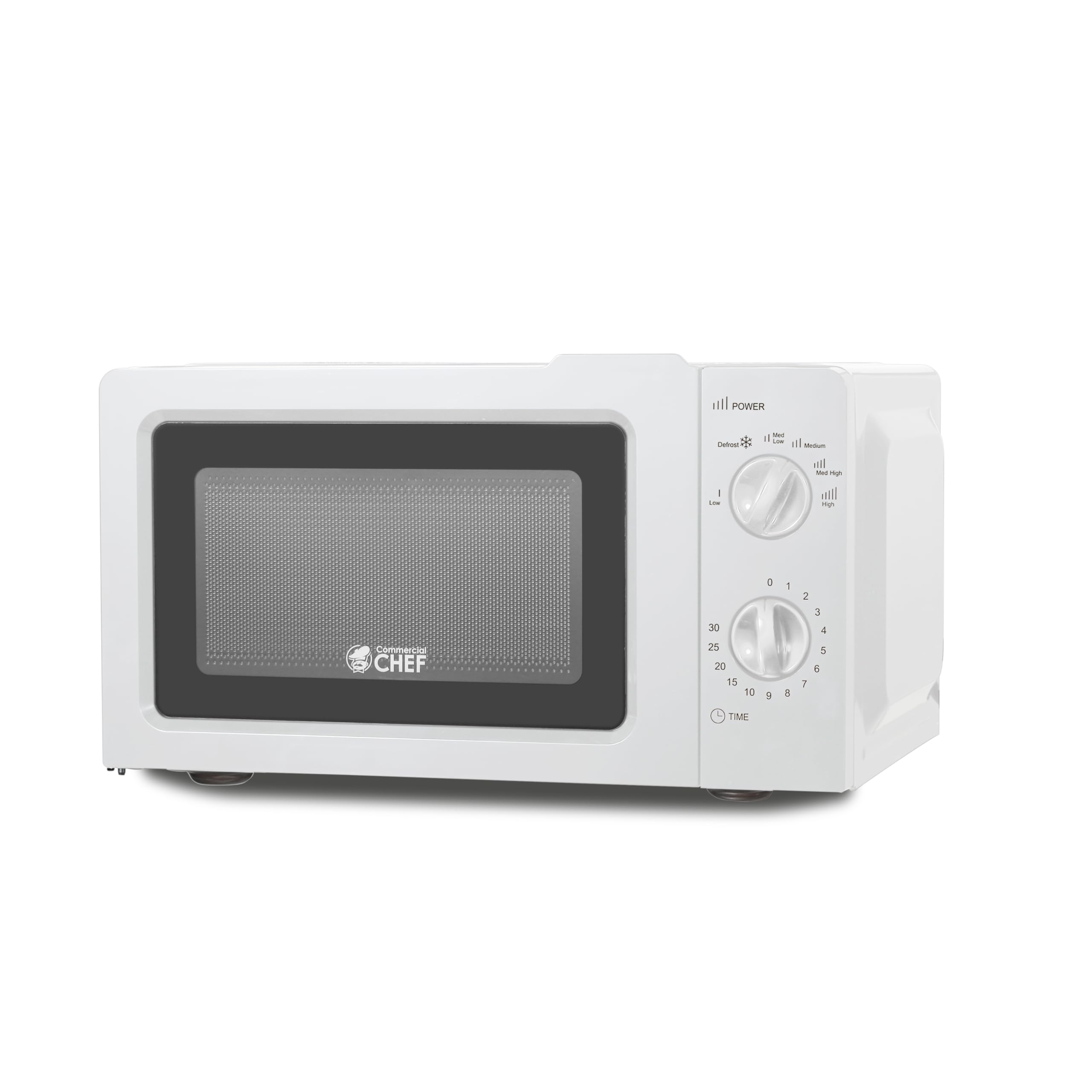 6 Cu. Ft. 600W Countertop Microwave Oven - White - Perfect for Small Kitchens, Dorms & Office Spaces