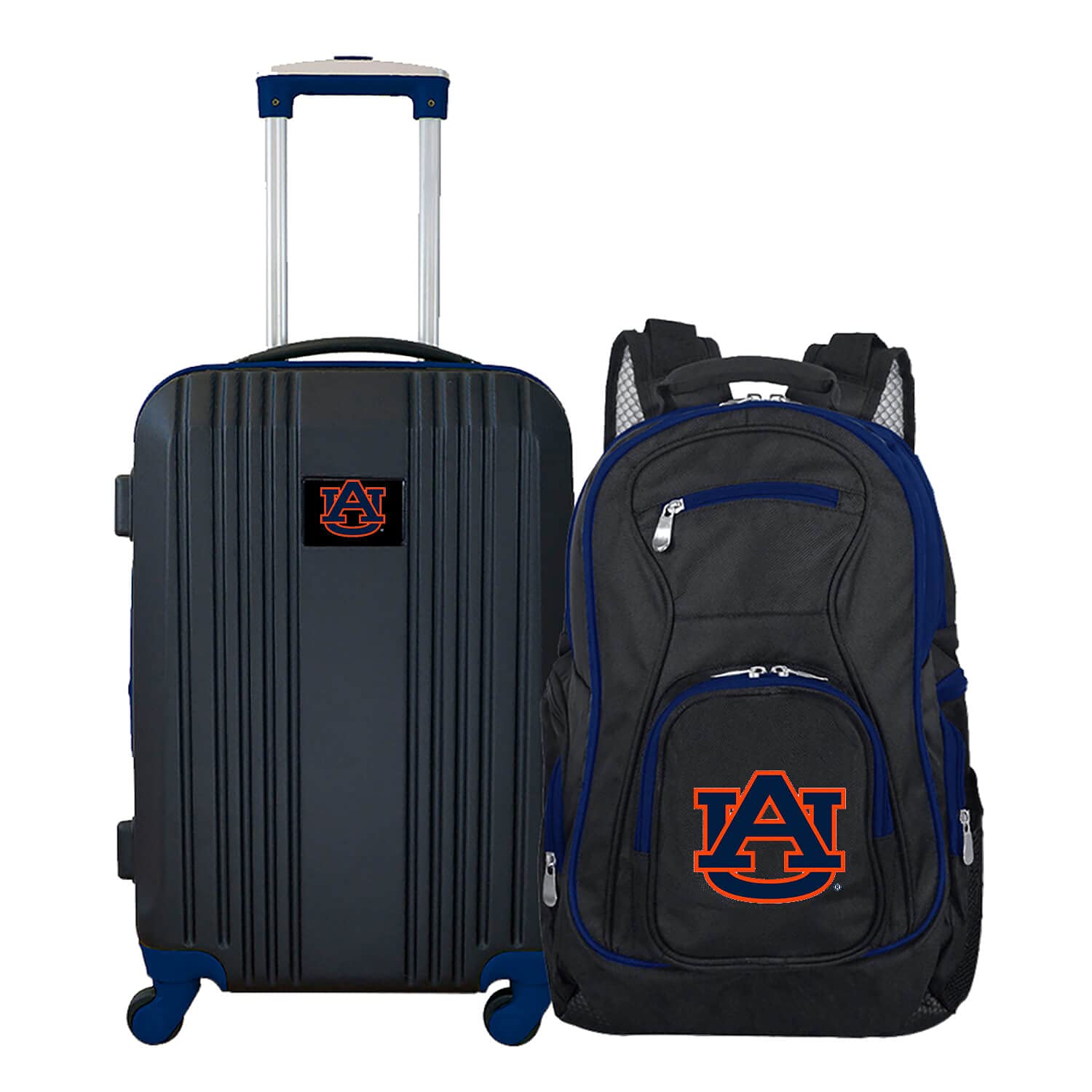 Denco Auburn University Tigers 2-Piece Luggage Set with 21