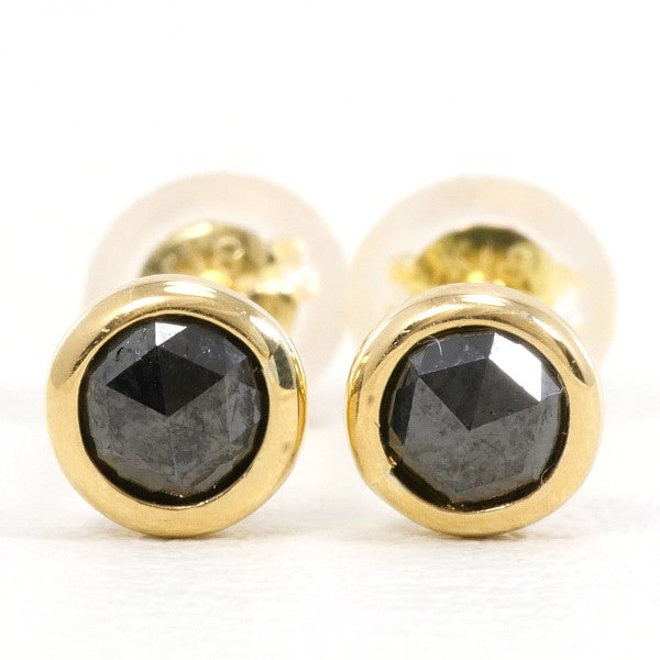 18K Yellow Gold Black Diamond Earrings for Women - Luxury Dangle Earrings for Parties, Weddings & Special Occasions