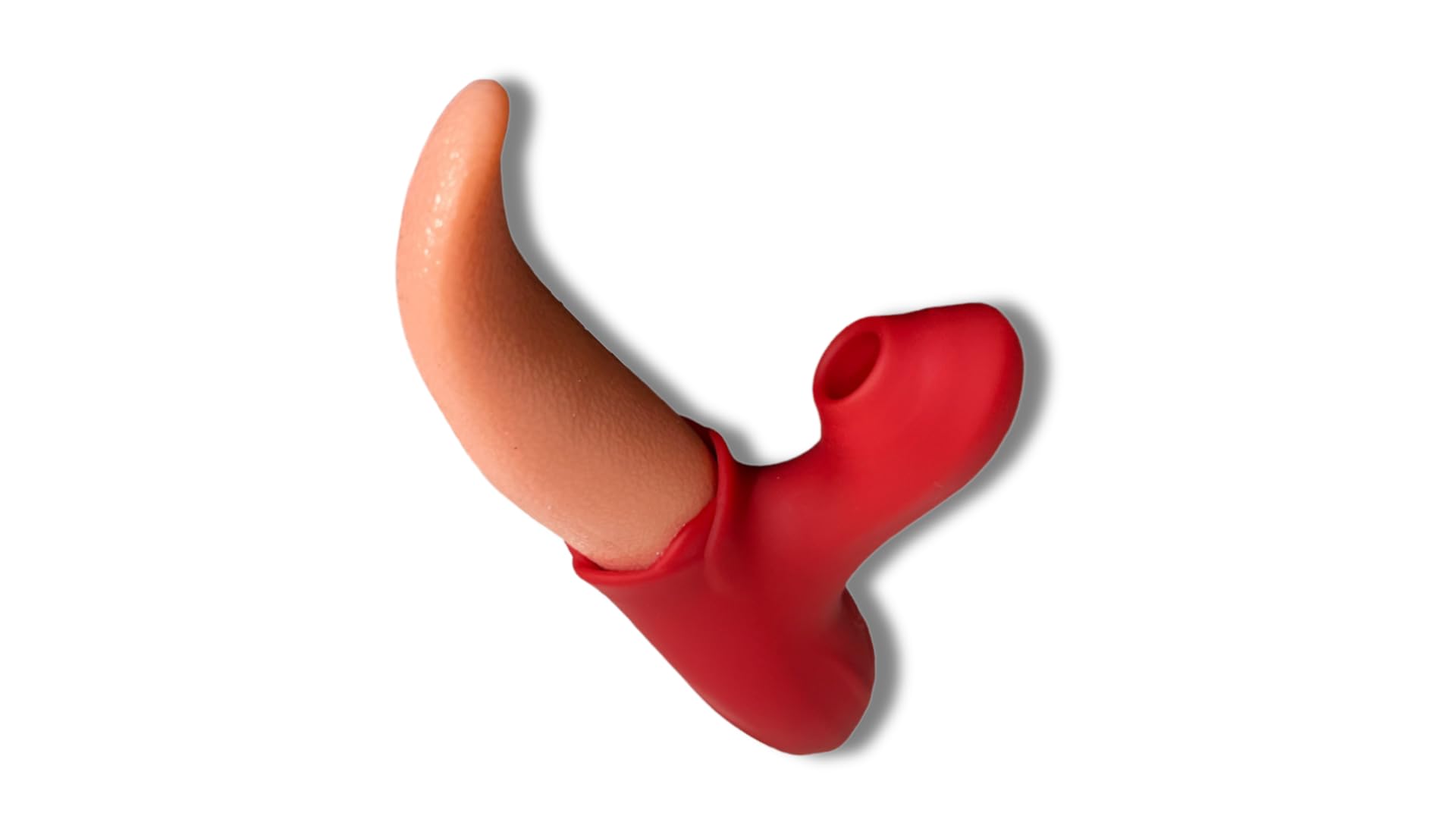 3-in1 Rose Tongue Vibrator for Women - Clit Sucker, G Spot & Nipple Stimulator with Anal Dildo | Adult Sex Toy for Clitoral Stimulation & Pleasure | Perfect for Solo Play, Couples & Sensual Massage