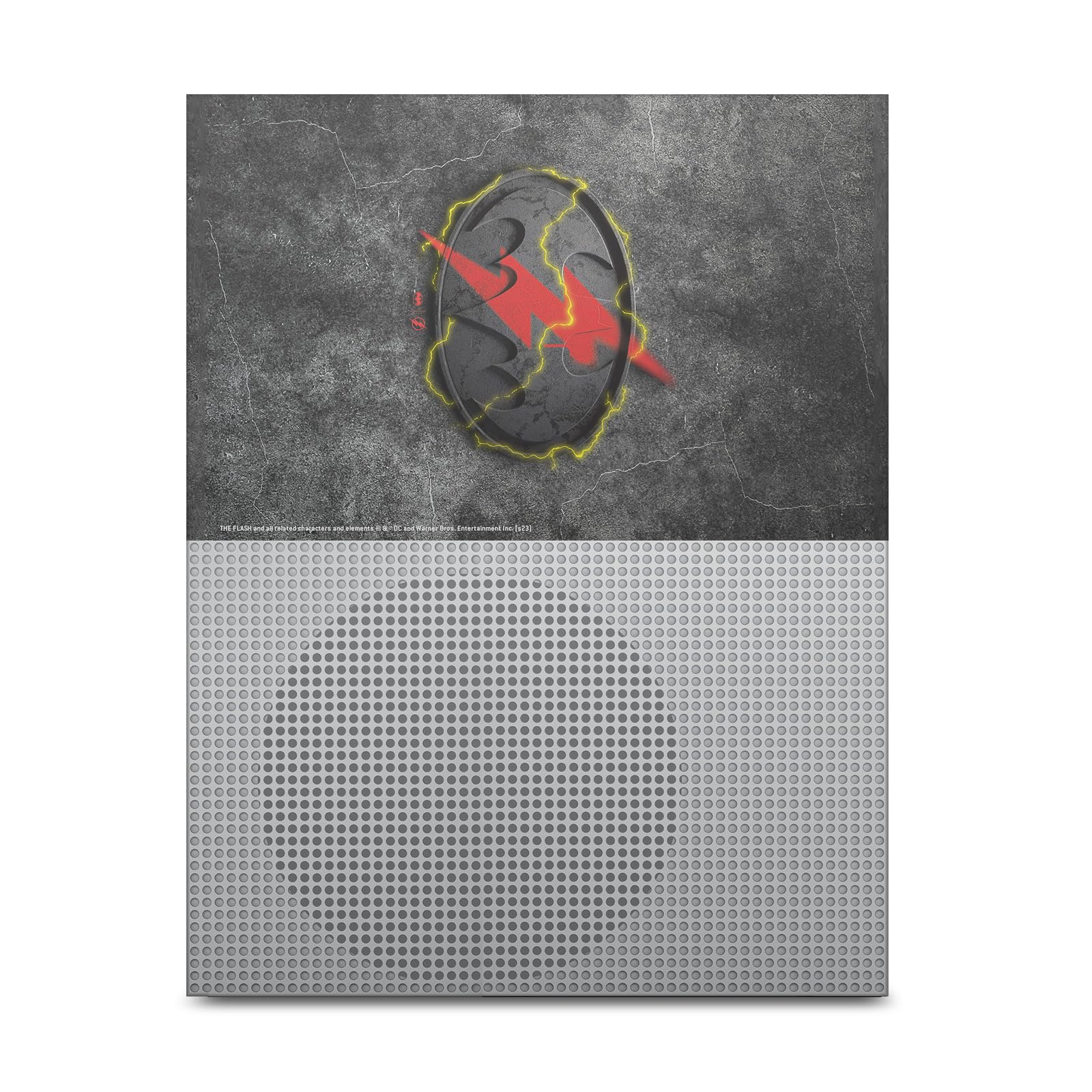 Official The Flash 2023 Batman Logo Vinyl Skin Sticker - Compatible with Xbox One S Console & Controller Bundle - Gaming Accessories for Superhero Fans