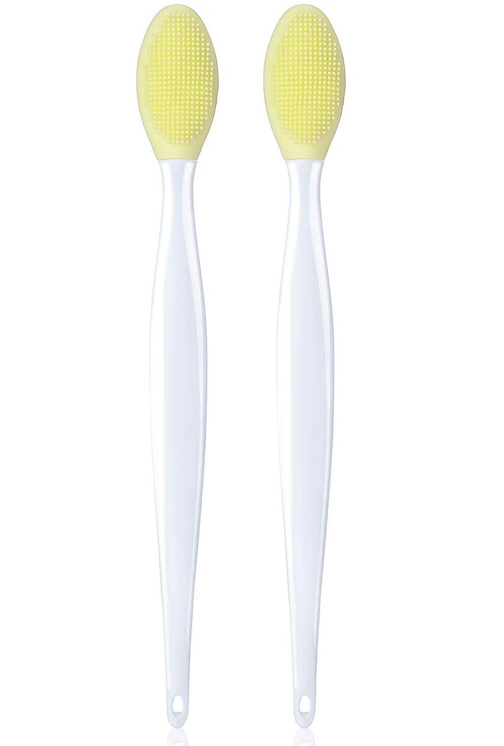 KitchenFest® Silicone Lip & Nose Blackhead Remover Brush - Double Sided Exfoliating & Deep Facial Cleaning Tool for Women & Girls (Medium, 2-Pack) | Perfect for Daily Skincare Routine & Spa Treatments