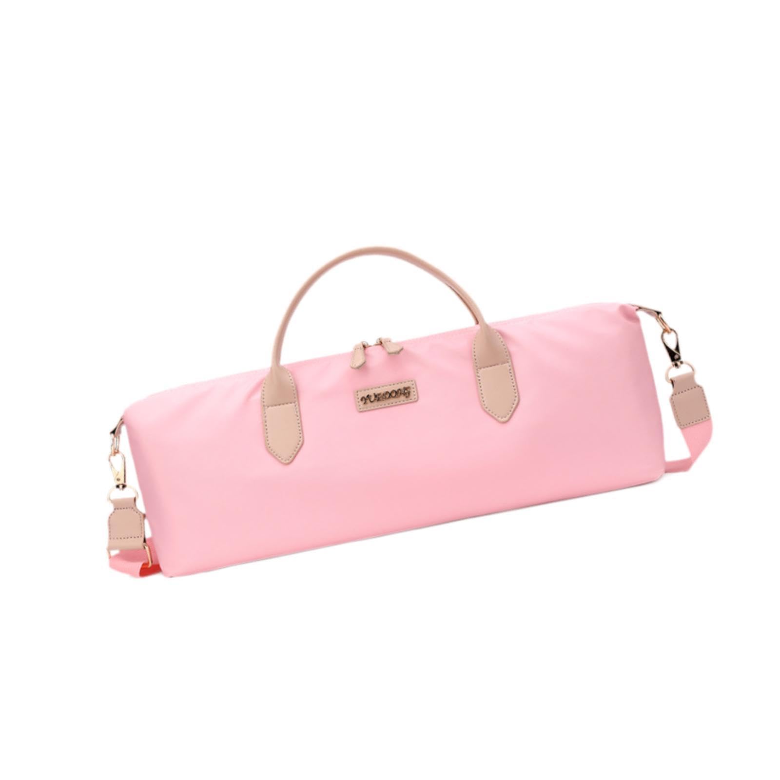 Premium Flute Carrying Case for Musicians - Lightweight & Protective Pink Instrument Bag - Perfect for School, Practice & Performances
