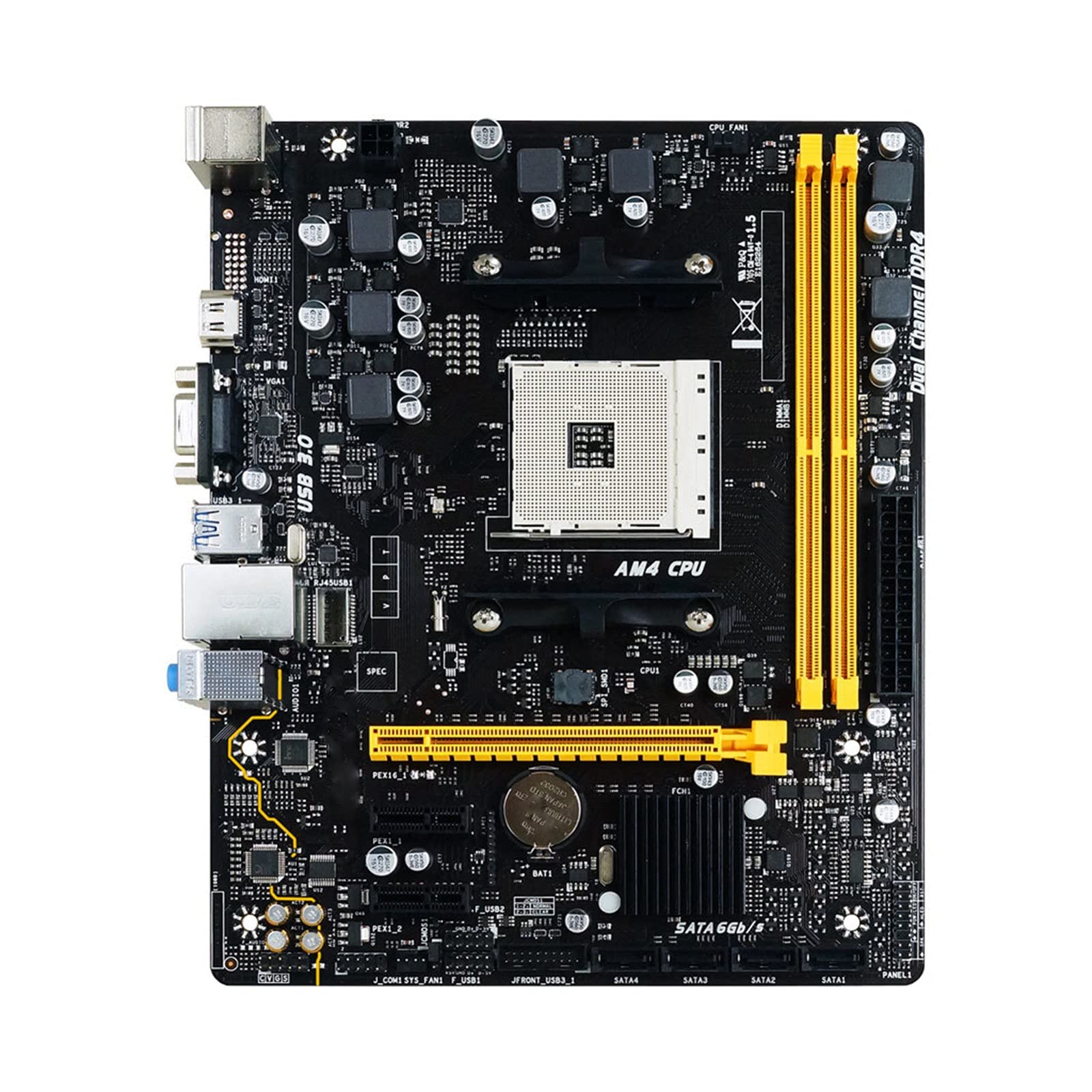Biostar A320MH PRO AM4 Micro-ATX Motherboard - A320 Chipset, DDR4, USB 3.1, M.2 Slot for Gaming PC & Home Office Desktop Computers - Perfect for Budget Builds, Workstations, and Everyday Computing