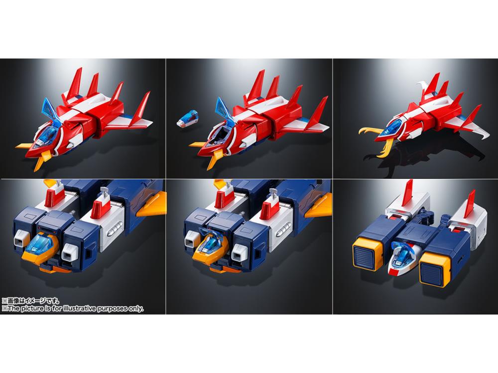 Bandai DX Soul of Chogokin Super Electromagnetic Machine Voltes V Action Figure - Premium Collectible Robot Toy for Anime Fans & Collectors - Perfect for Display, Gifts, and Anime-Themed Decor