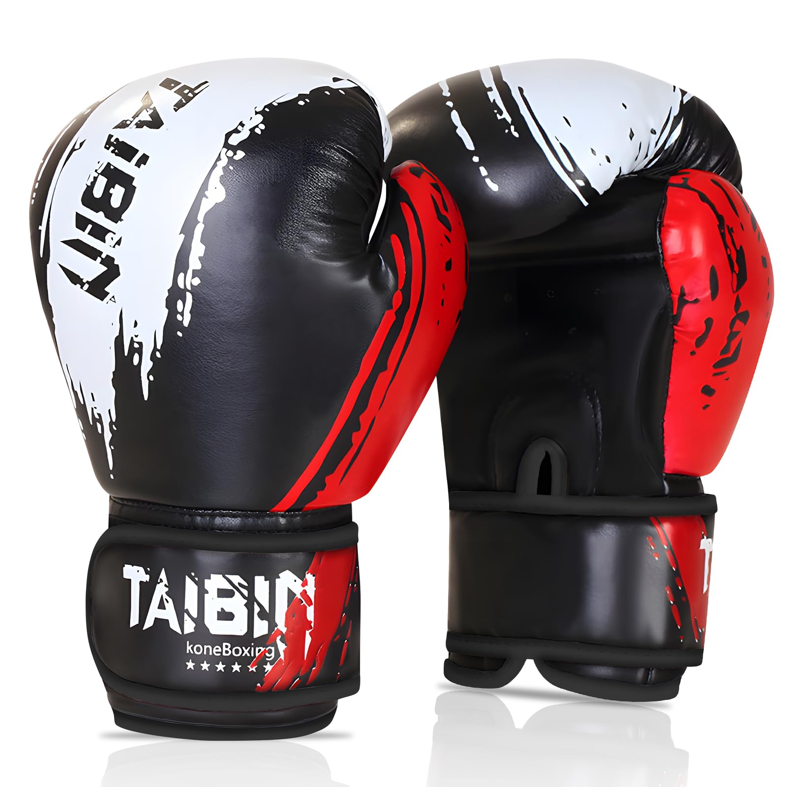 Kids Boxing Gloves 6oz - Youth Training Gloves for Boys & Girls - PU Leather Punching Bag Gloves for Kickboxing, Muay Thai, Karate & MMA - Perfect for Home Gym, Martial Arts Class & Fitness Training