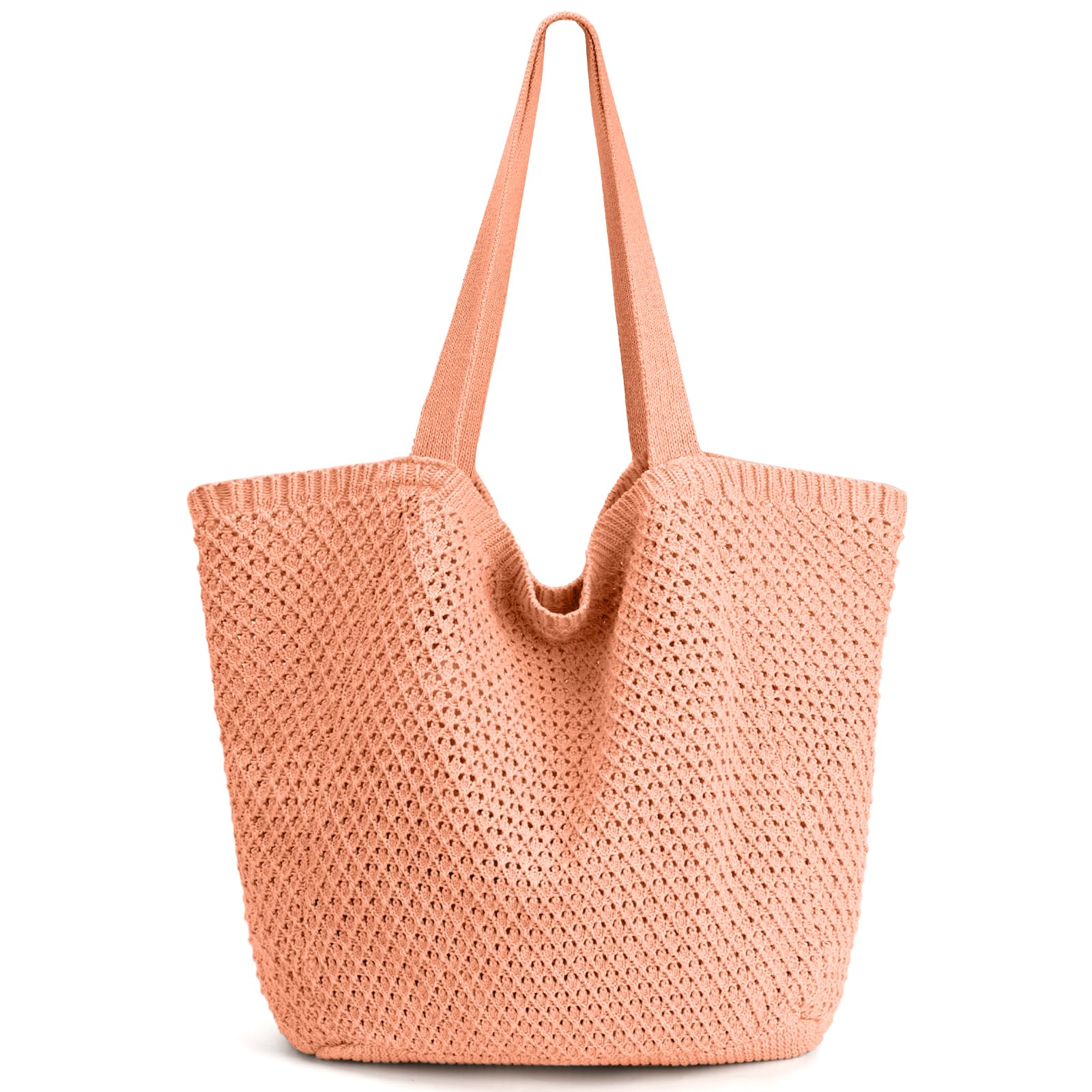 Hatisan Crochet Bags for Women - Stylish Summer Beach Tote Bag, Bohemian Knit Purse for Travel, Shopping & Festival Accessories | Perfect for Beach Outings, Picnics & Boho Fashion