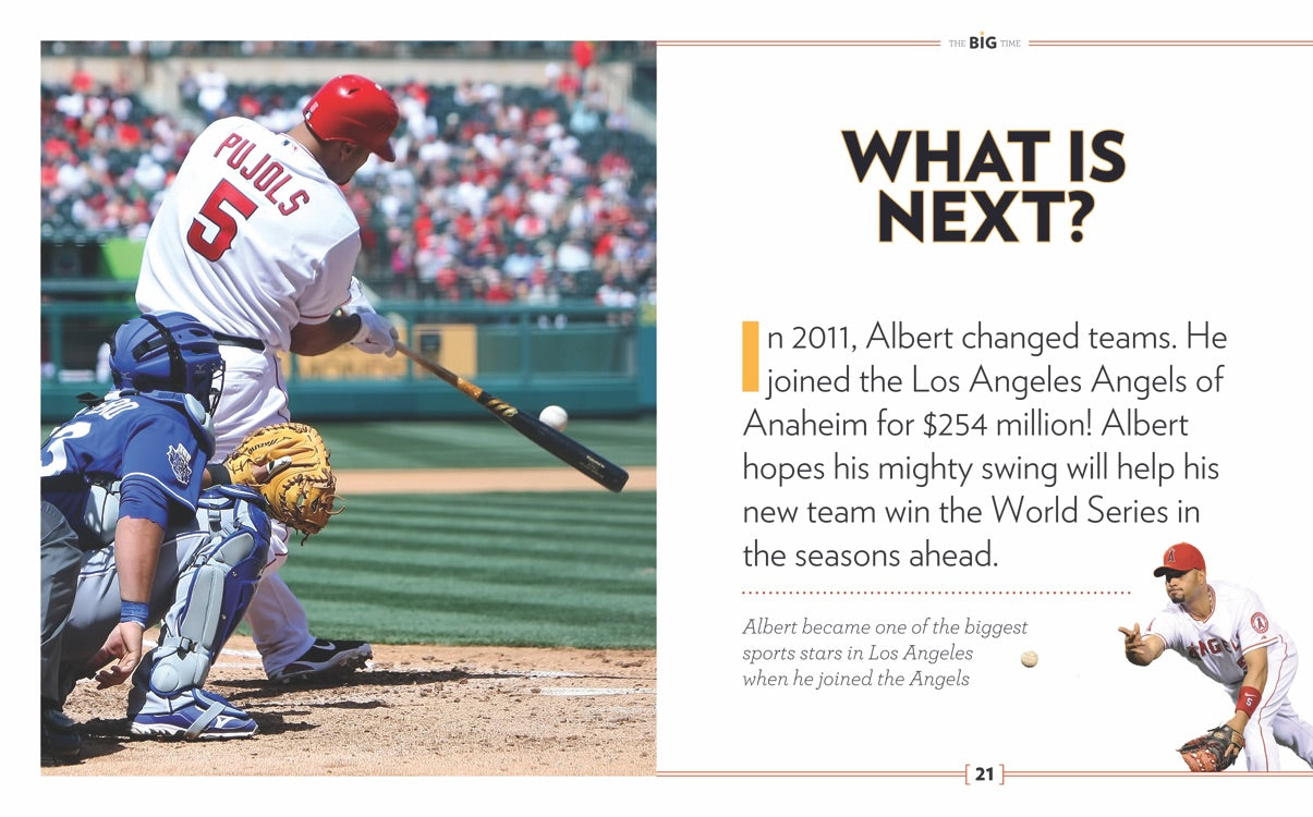 Albert Pujols Biography Book 9781608183364 - Perfect for Baseball Fans & Sports Memorabilia Collectors