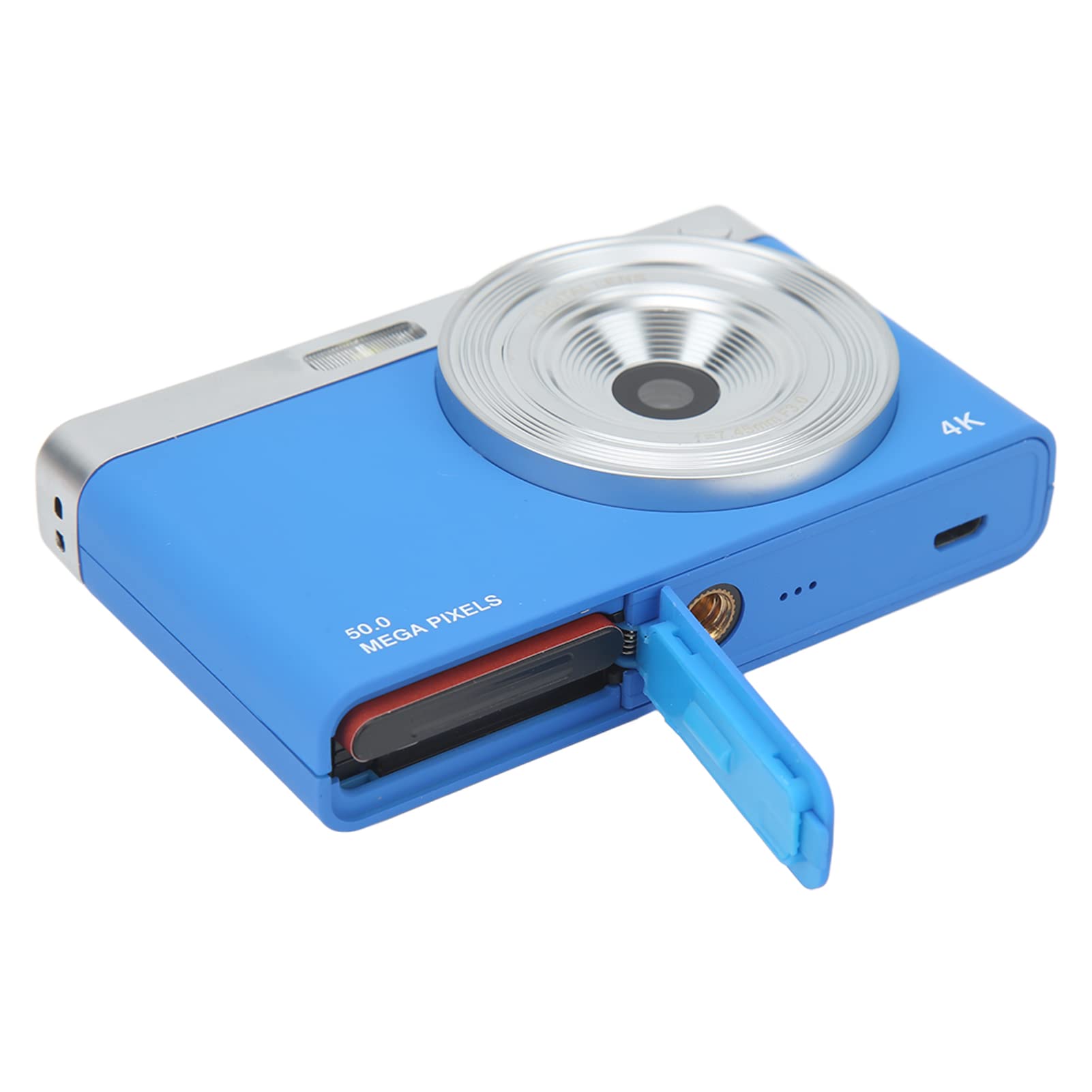 **Kids Digital Camera - 2.88in IPS 4K Video Camera with 50MP, 16X Zoom & Autofocus | Built-in LED Fill Light & Rechargeable | Perfect for Kids, Beginners & Students | Great for Travel, Vlogging & Birthday Gifts**