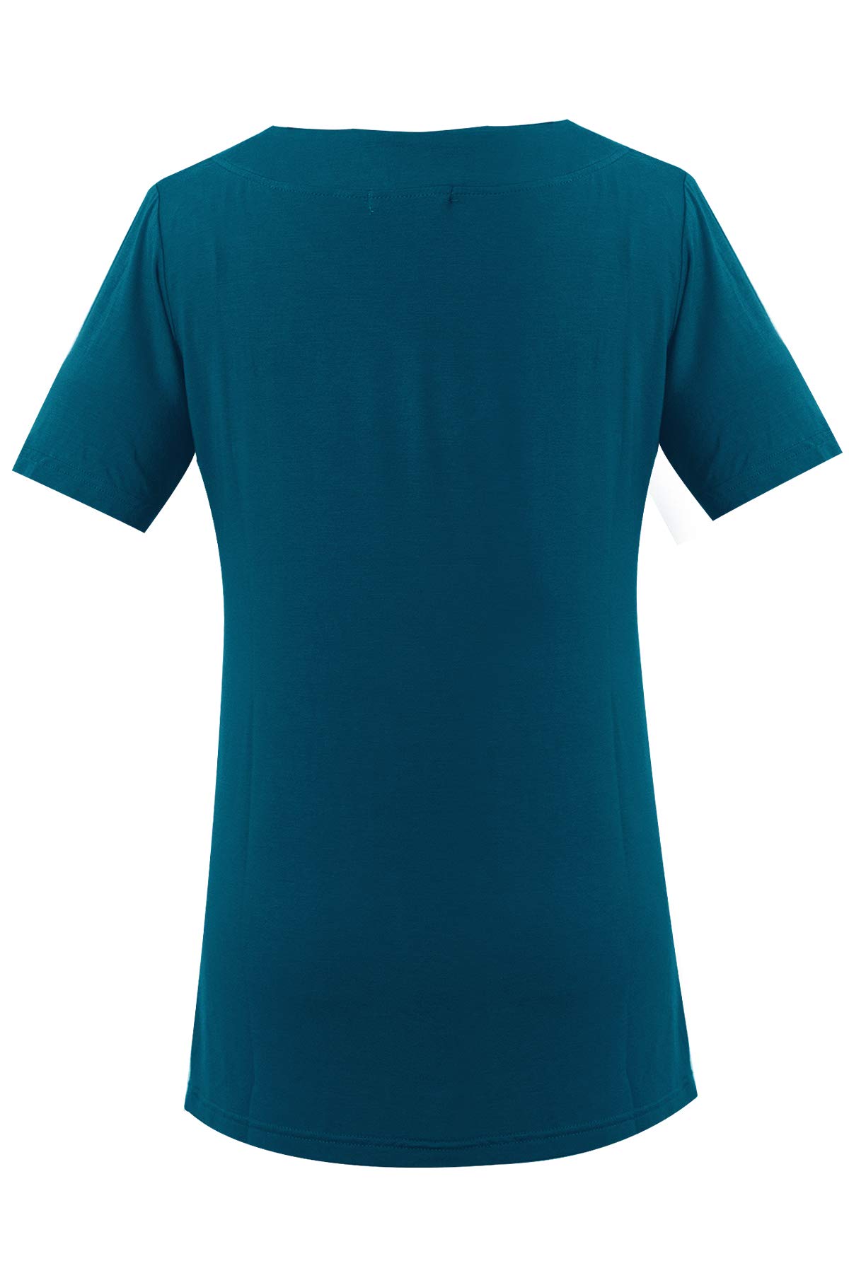 Smallshow Women's V-Neck Nursing Tops - 3 Pack Soft Breastfeeding Shirts for Maternity & Nursing Moms | Comfortable Nursing Clothes for Everyday Wear, Work & Outings