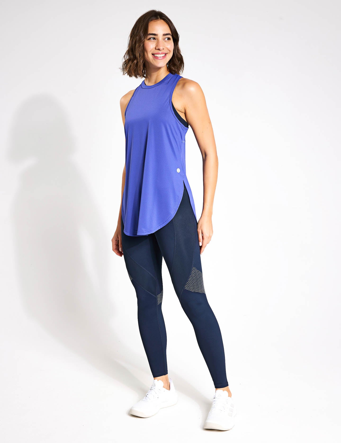 Zela Women's Royal Blue Tank Top - Soft & Comfortable Casual Wear for Summer, Gym, and Beach