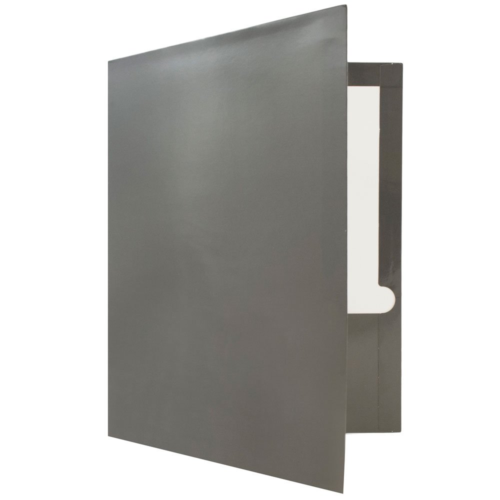 JAM PAPER Laminated Two Pocket School Folders - Letter Size 8.5