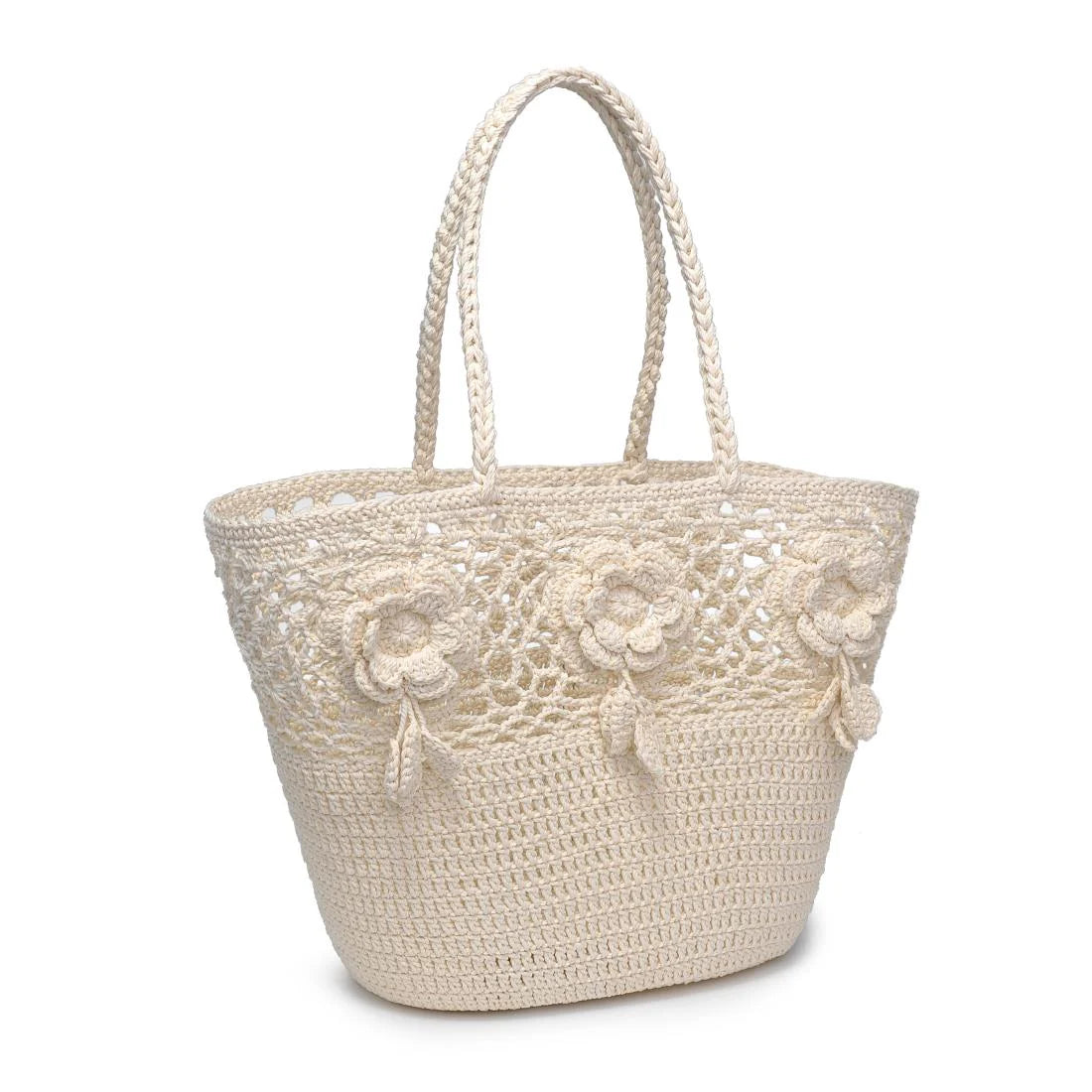 Hampton Tote Bag in Ivory - Stylish & Spacious Women's Handbag for Work, Travel & Everyday Use