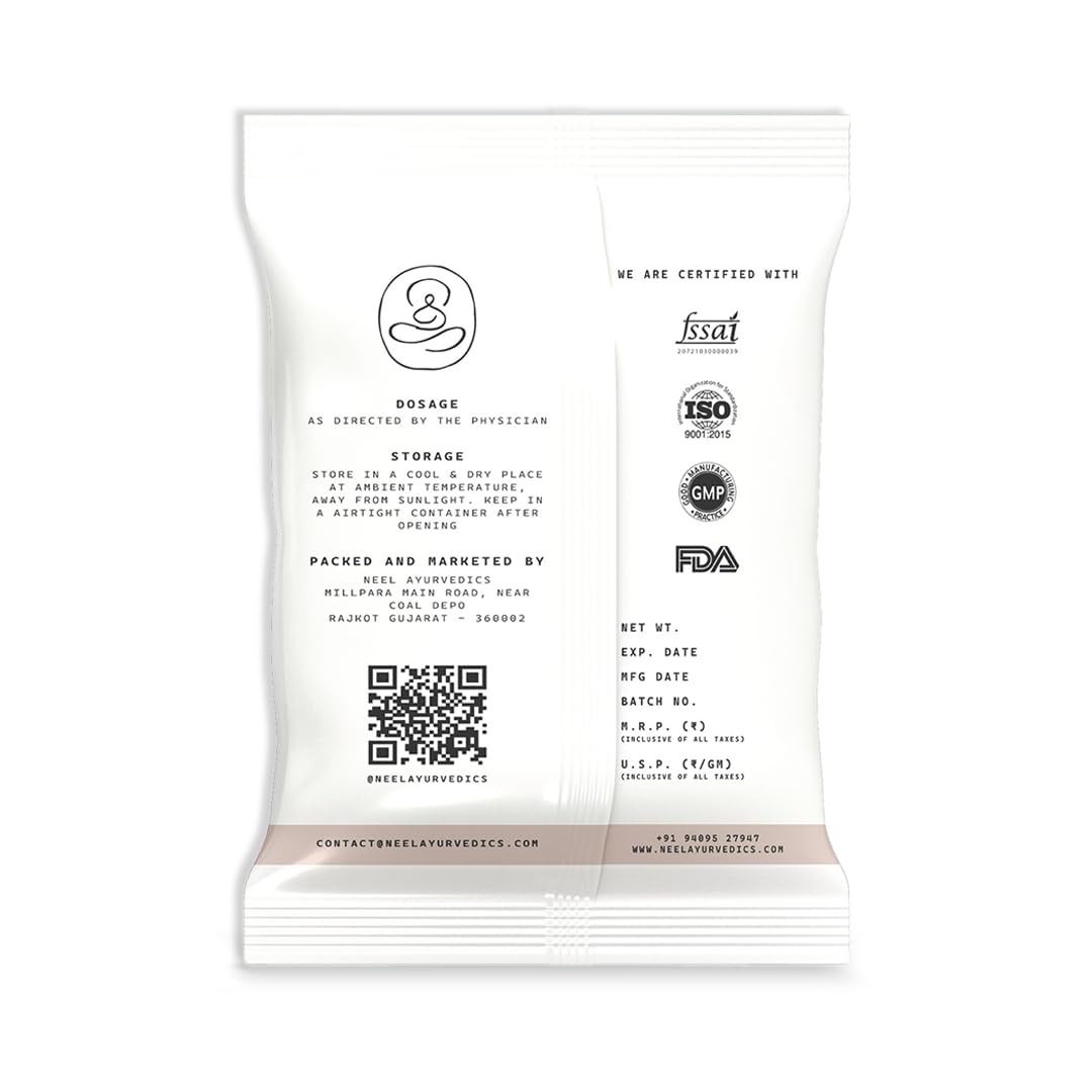Neel Ayurvedics Yashtimadhu (Licorice Root) Powder - 250gm | Glycyrrhiza Glabra | Mulethi Powder for Digestive Health & Skin Care | Natural Ayurvedic Remedy for Cough, Sore Throat & Acne | Herbal Tea Ingredient & Face Mask Base