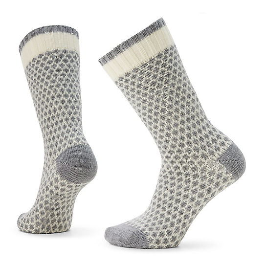 Women's Popcorn Polka Dot Crew Socks - Comfortable Everyday Casual Socks for Work, Home & Lounge Wear