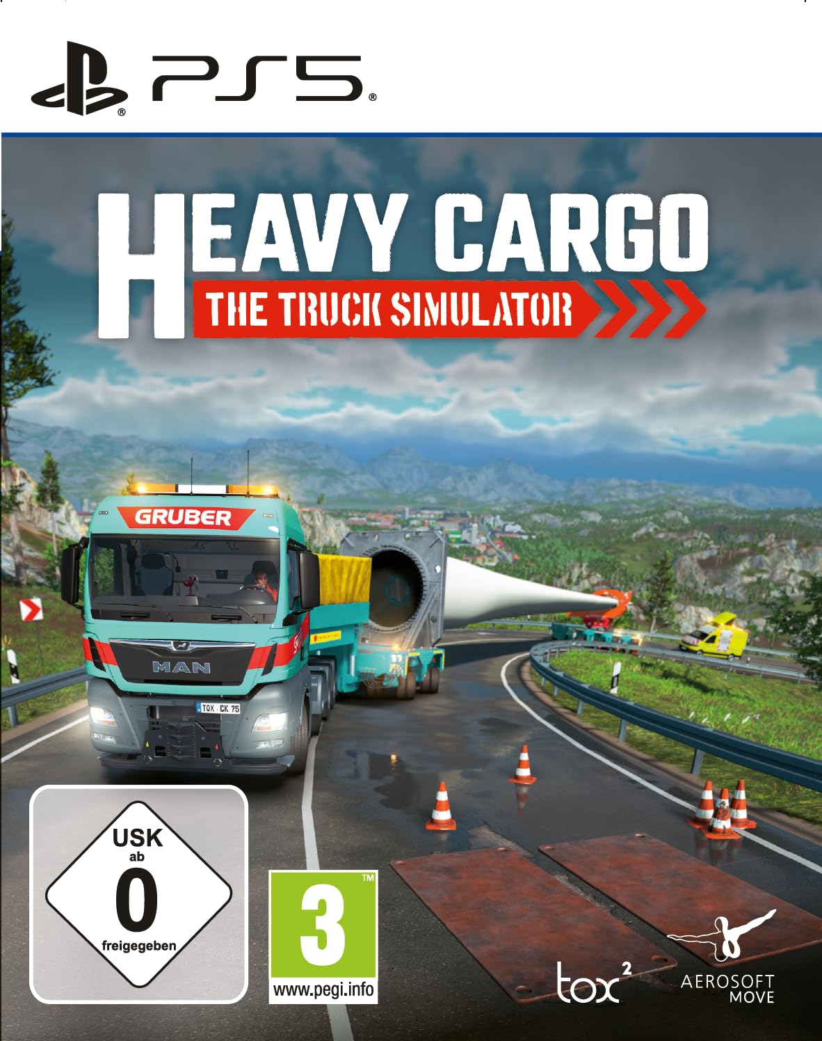 Realistic Heavy Cargo Truck Simulator Game for PS5 - Experience Professional Truck Driving & Logistics Management | Perfect for Simulation Enthusiasts & Aspiring Truck Drivers