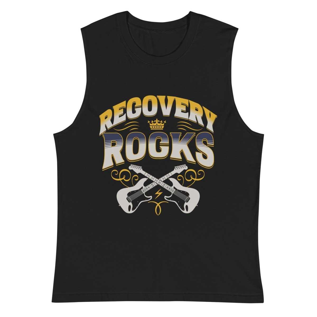 Recovery Rocks: Premium Muscle Tee for Post-Workout & Fitness Comeback - Ideal for Gym, Running & Active Lifestyle