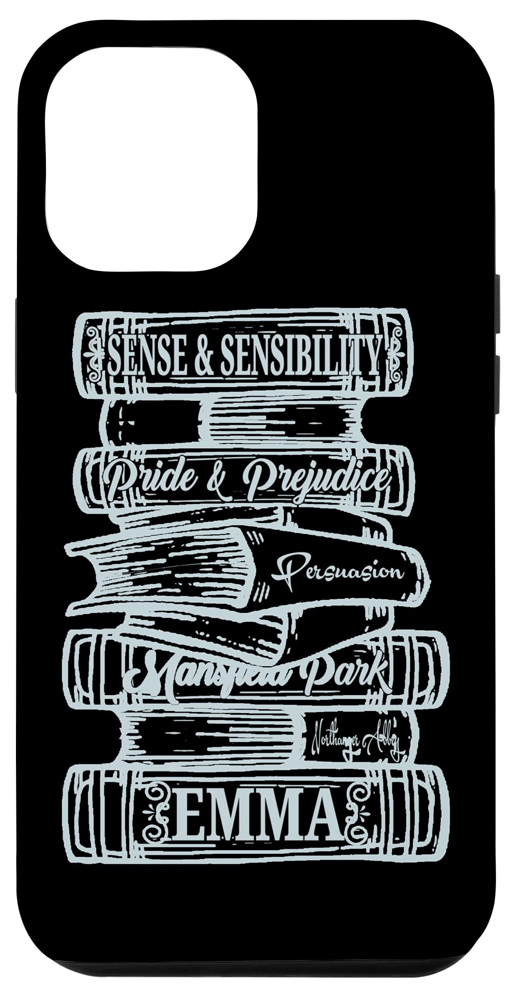 iPhone 12 Pro Max Case with Jane Austen Quotes - Pride & Prejudice Inspired Literary Phone Cover for Book Lovers & Reading Enthusiasts - Perfect for Book Clubs, Gifts & Everyday Use