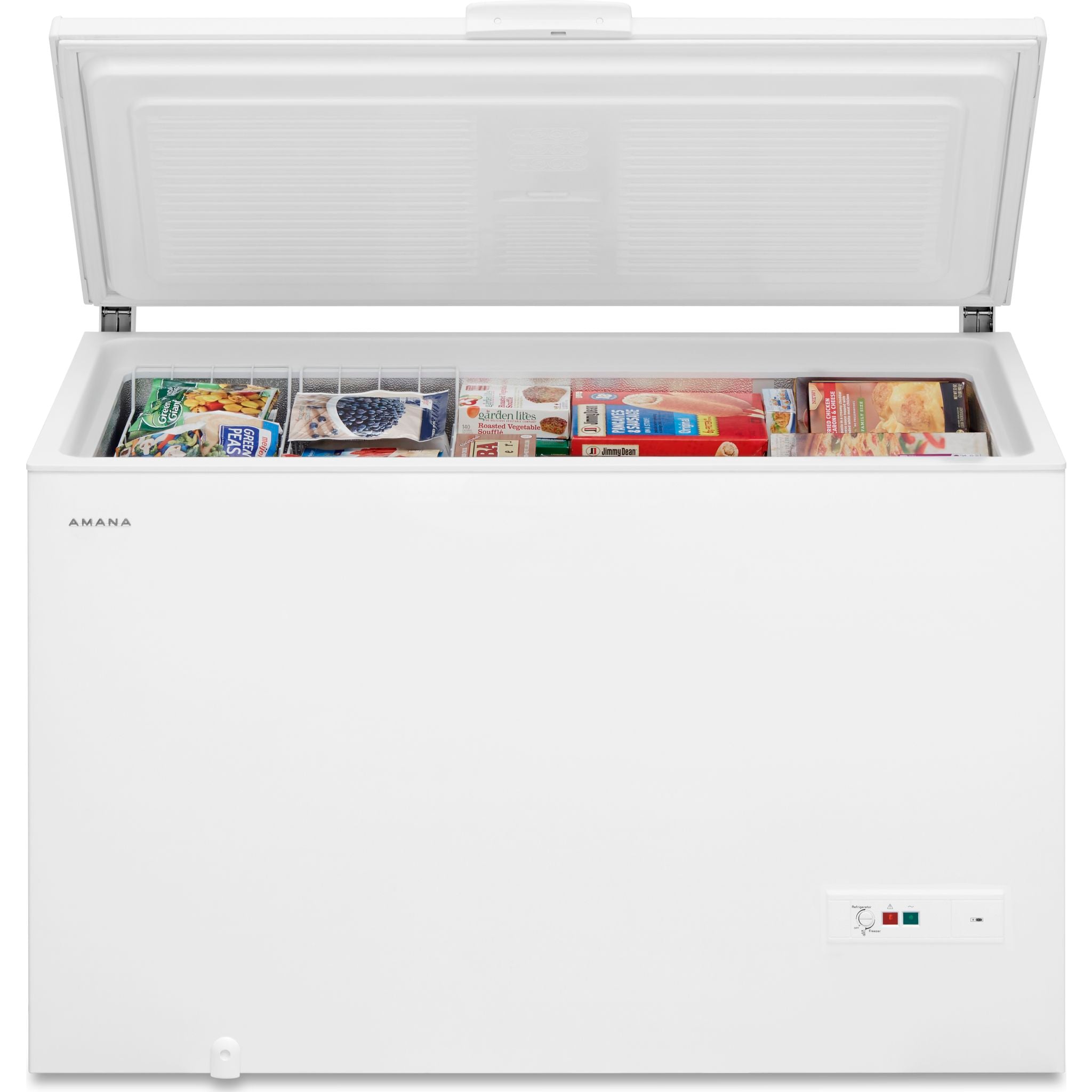 Amana AZC5216LW 7.0 Cu. Ft. Chest Freezer in White - Energy Efficient, Deep Freeze Storage for Home, Garage, or Basement - Perfect for Bulk Food, Meat, and Frozen Goods