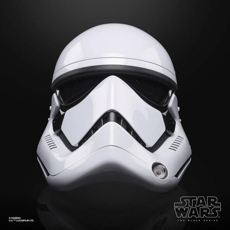 Star Wars The Black Series First Order Stormtrooper 1:1 Scale Wearable Electronic Helmet - Perfect for Cosplay, Collecting & Halloween Costumes