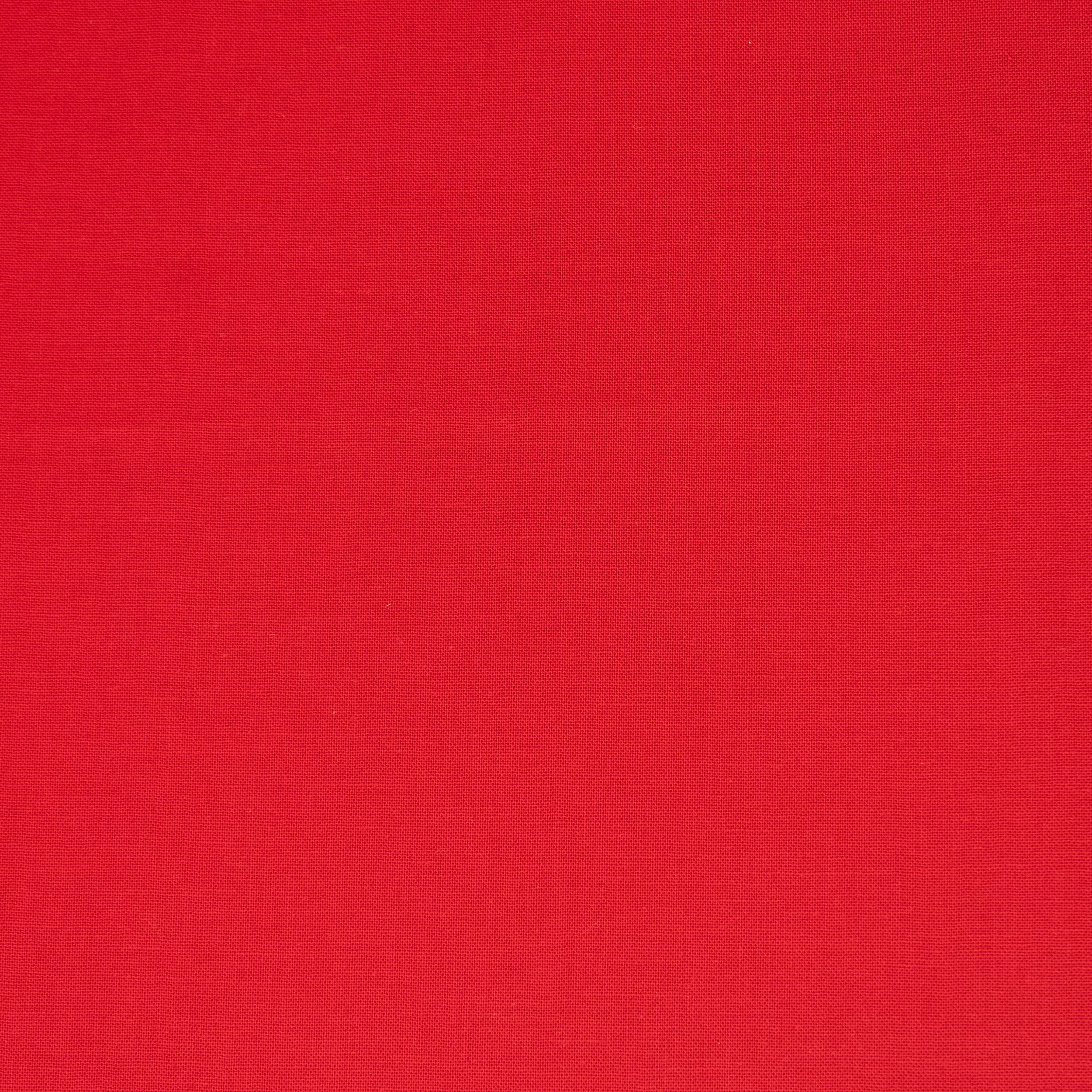 Premium 100% Cotton Singer Fabric - Vibrant Red Color - Sold by The Yard - Perfect for Quilting, Dressmaking & DIY Craft Projects