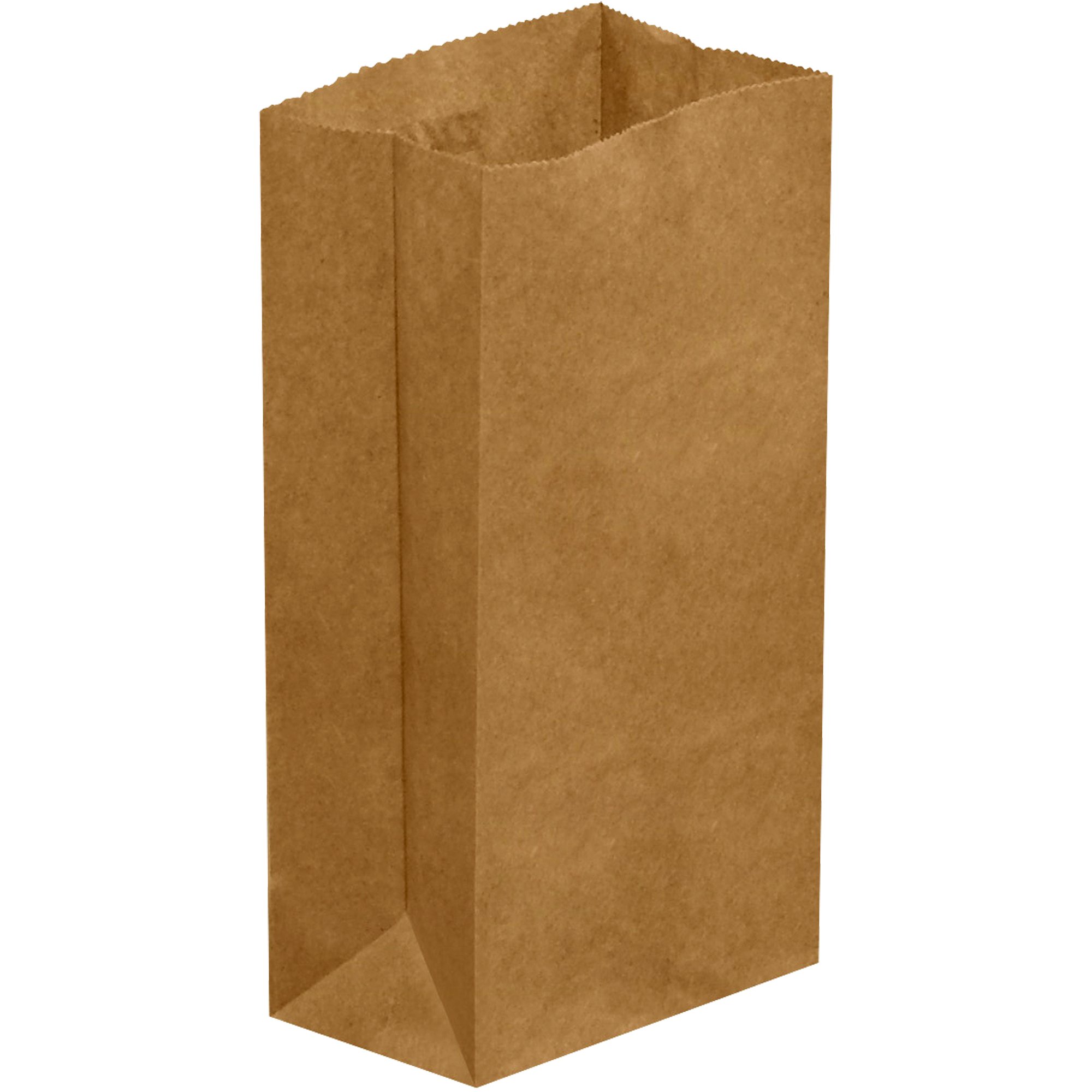 Tape Logic TLBGG113K 500-Pack Kraft Grocery Bags 3.5x2.38x6.88 Inches - Eco-Friendly Shopping Bags for Supermarkets, Retail Stores & Farmers Markets