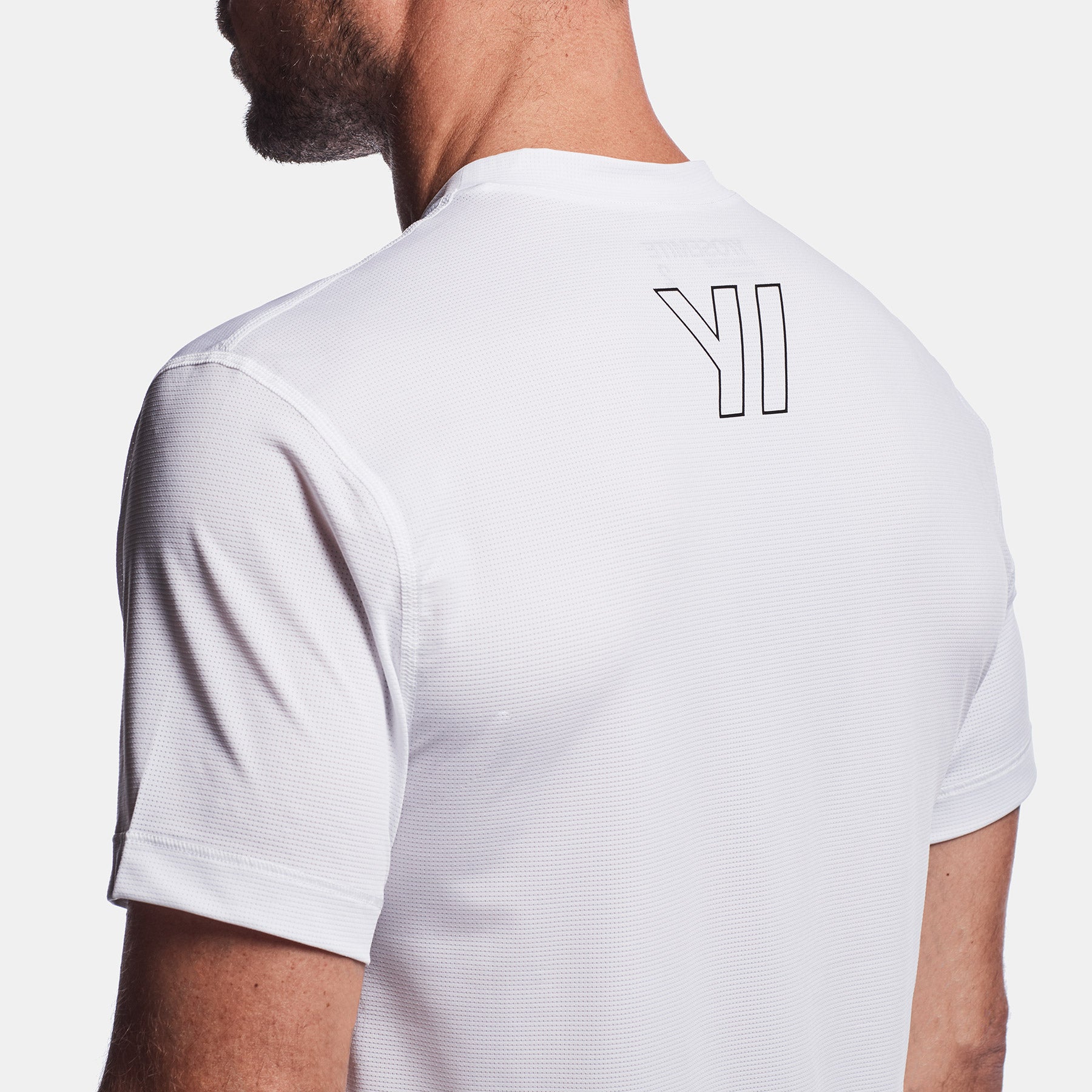 YOSEMITE Perforated Performance Tee - Breathable Quick-Dry Active T-Shirt for Men & Women - White - Perfect for Running, Gym Workouts & Outdoor Activities