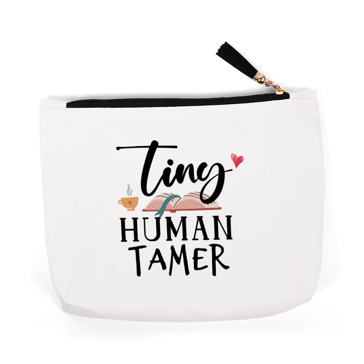 Funny Teacher Makeup Bag - Cute Cosmetic Pouch for Women, Kindergarten Teachers, Babysitters & Moms - Perfect Teacher Appreciation Gift for Birthday, Christmas - Great for School, Travel & Daily Use