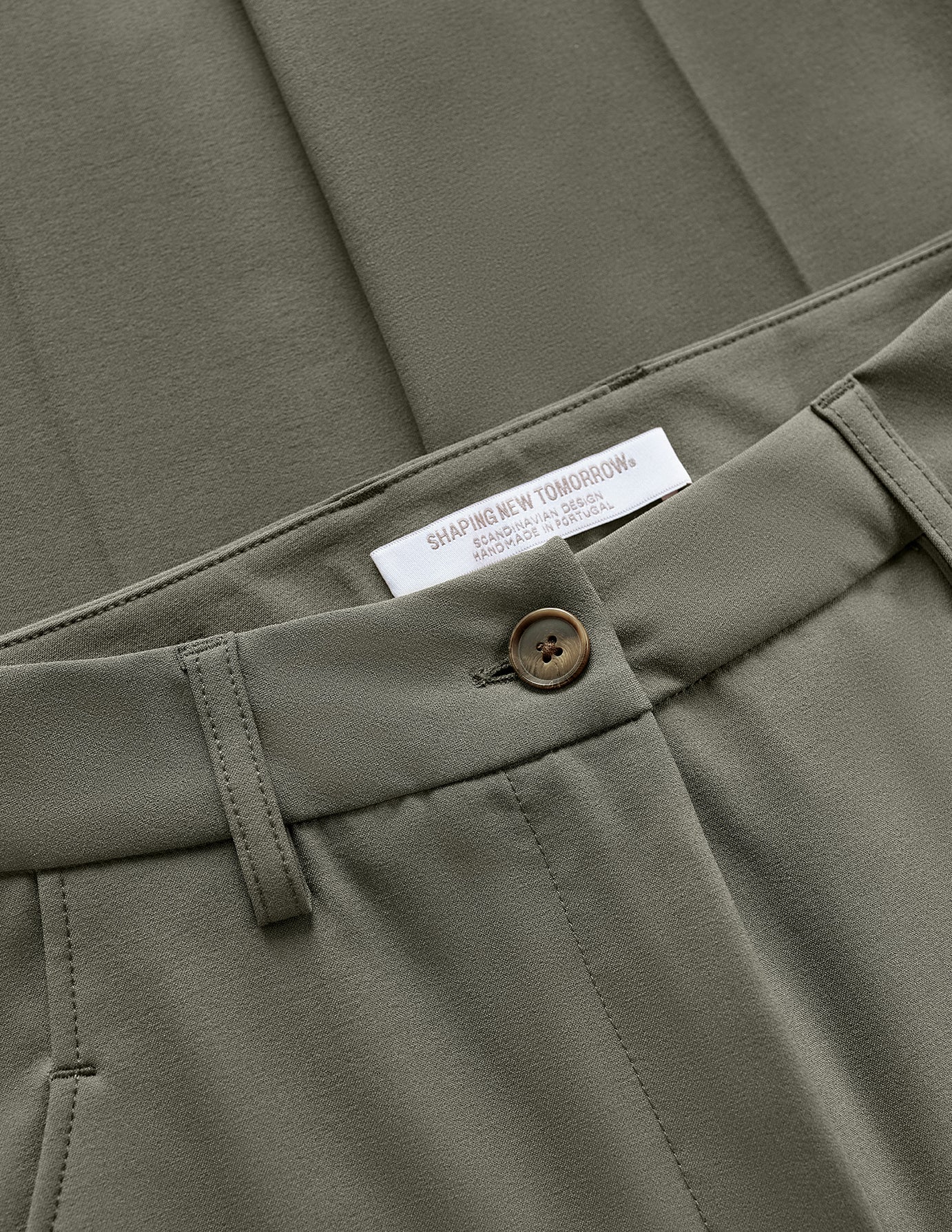 Essential Straight Pants for Men & Women - Dark Olive Green | Comfortable Casual & Work Wear for Everyday Use